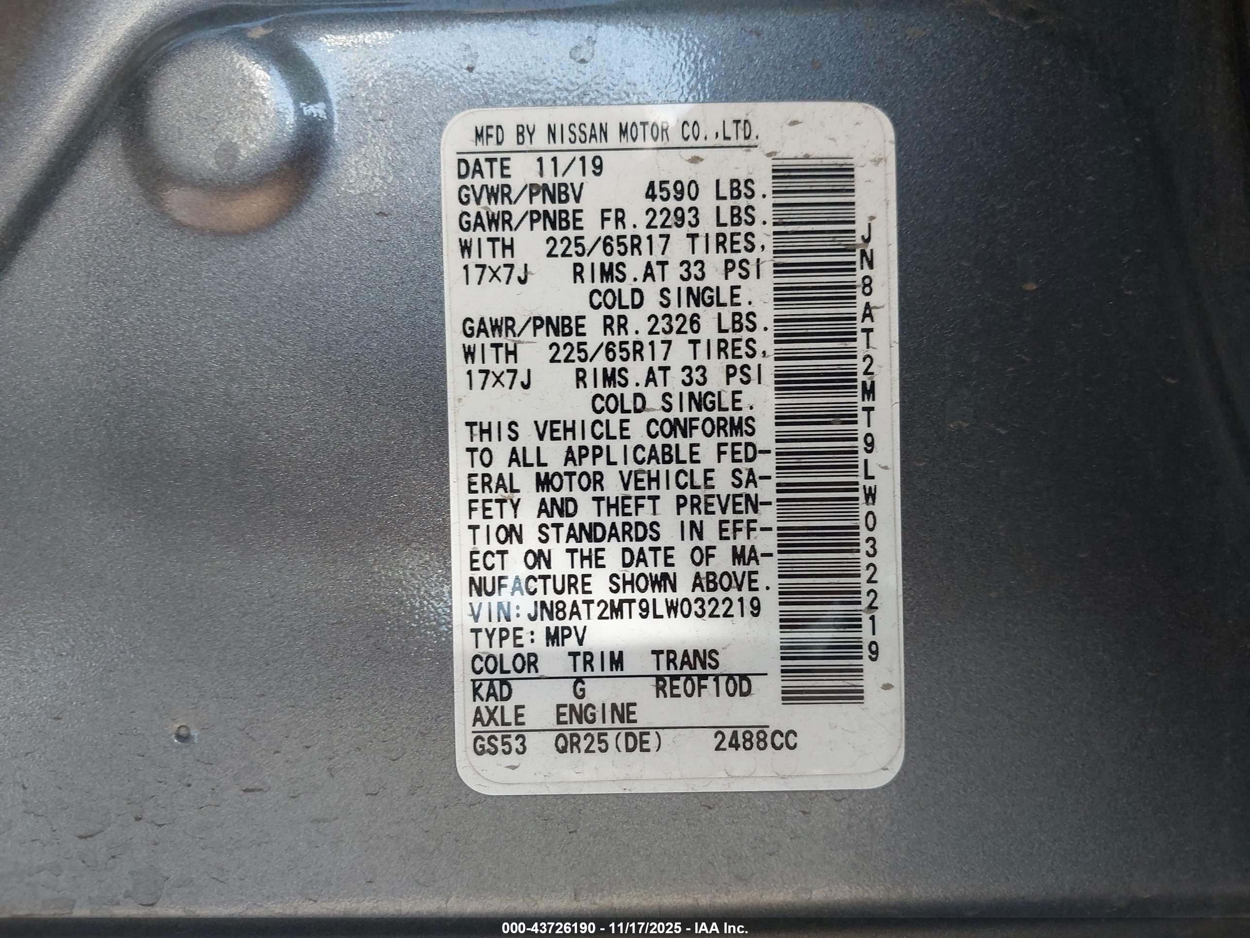 NISSAN ROGUE image 9