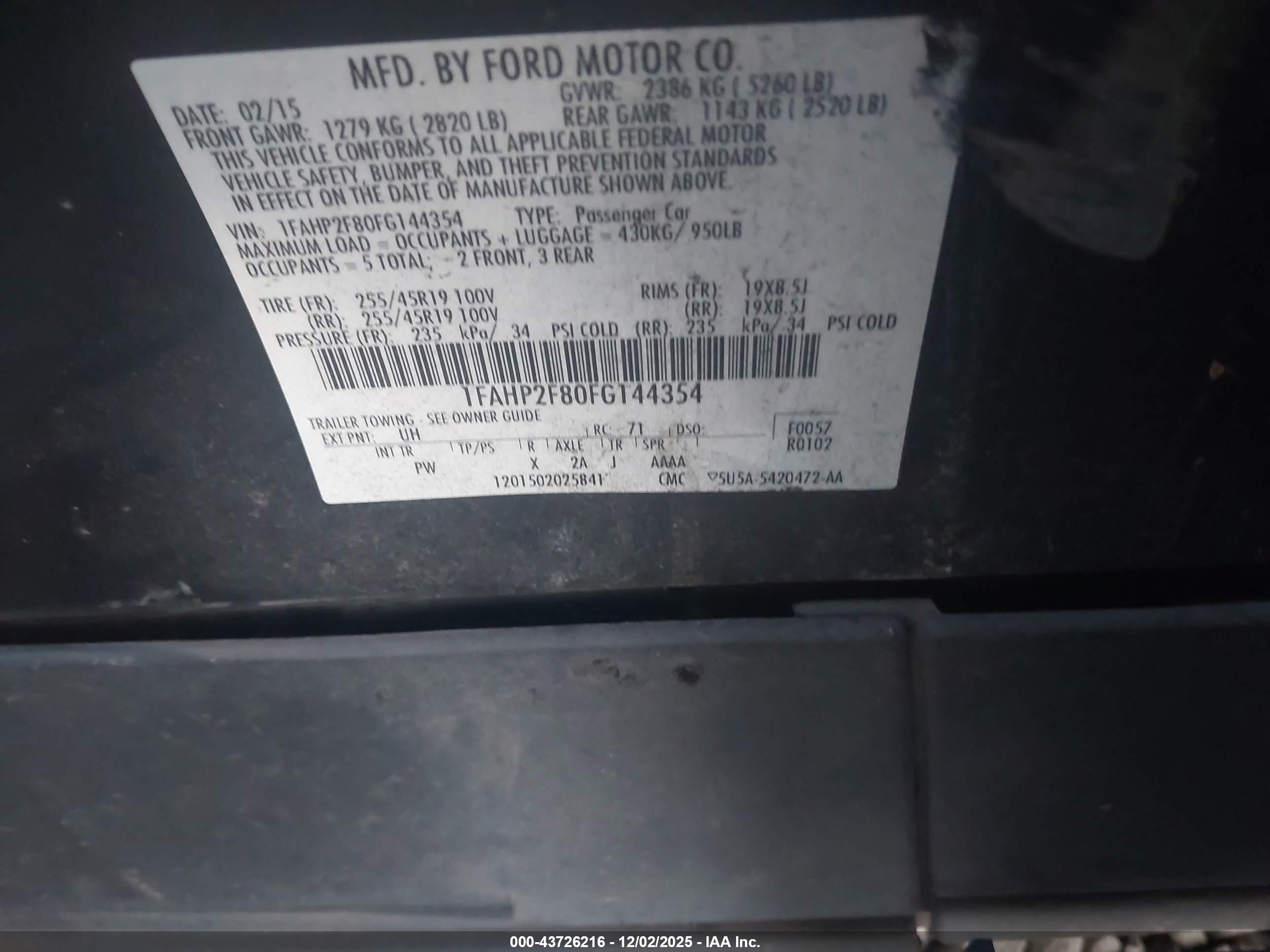 FORD TAURUS image 9