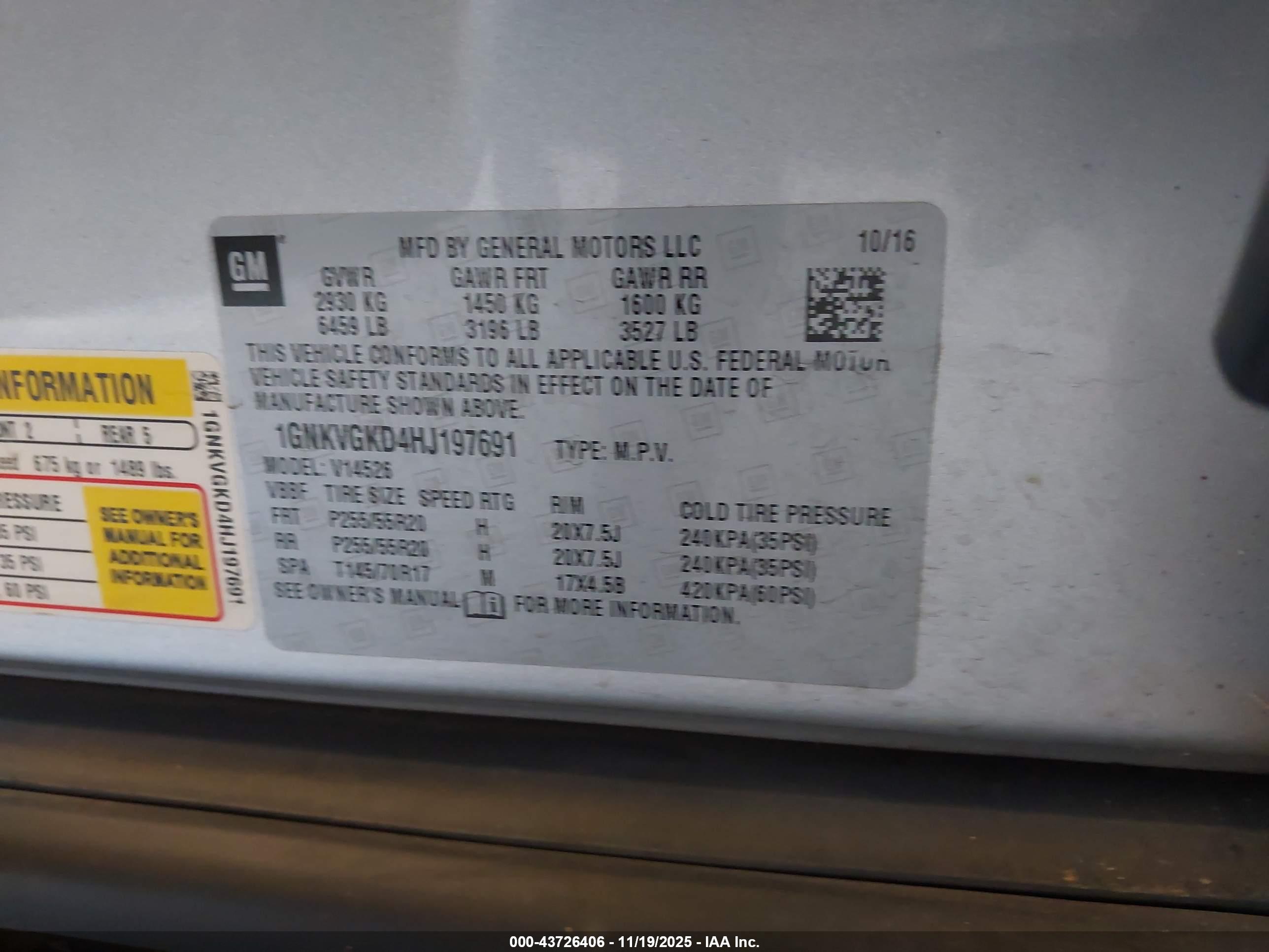 CHEVROLET TRAVERSE image 9