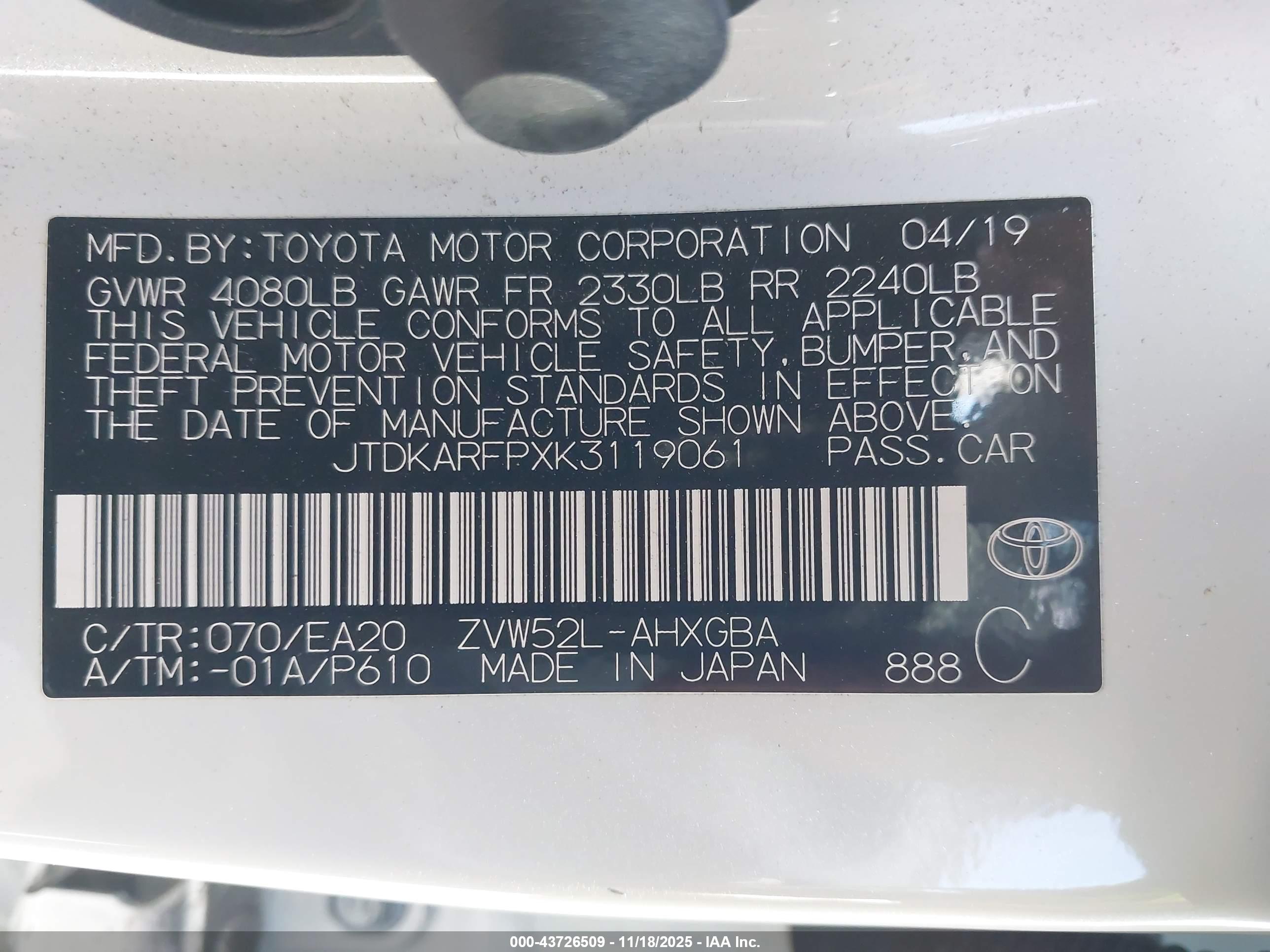 TOYOTA PRIUS image 9