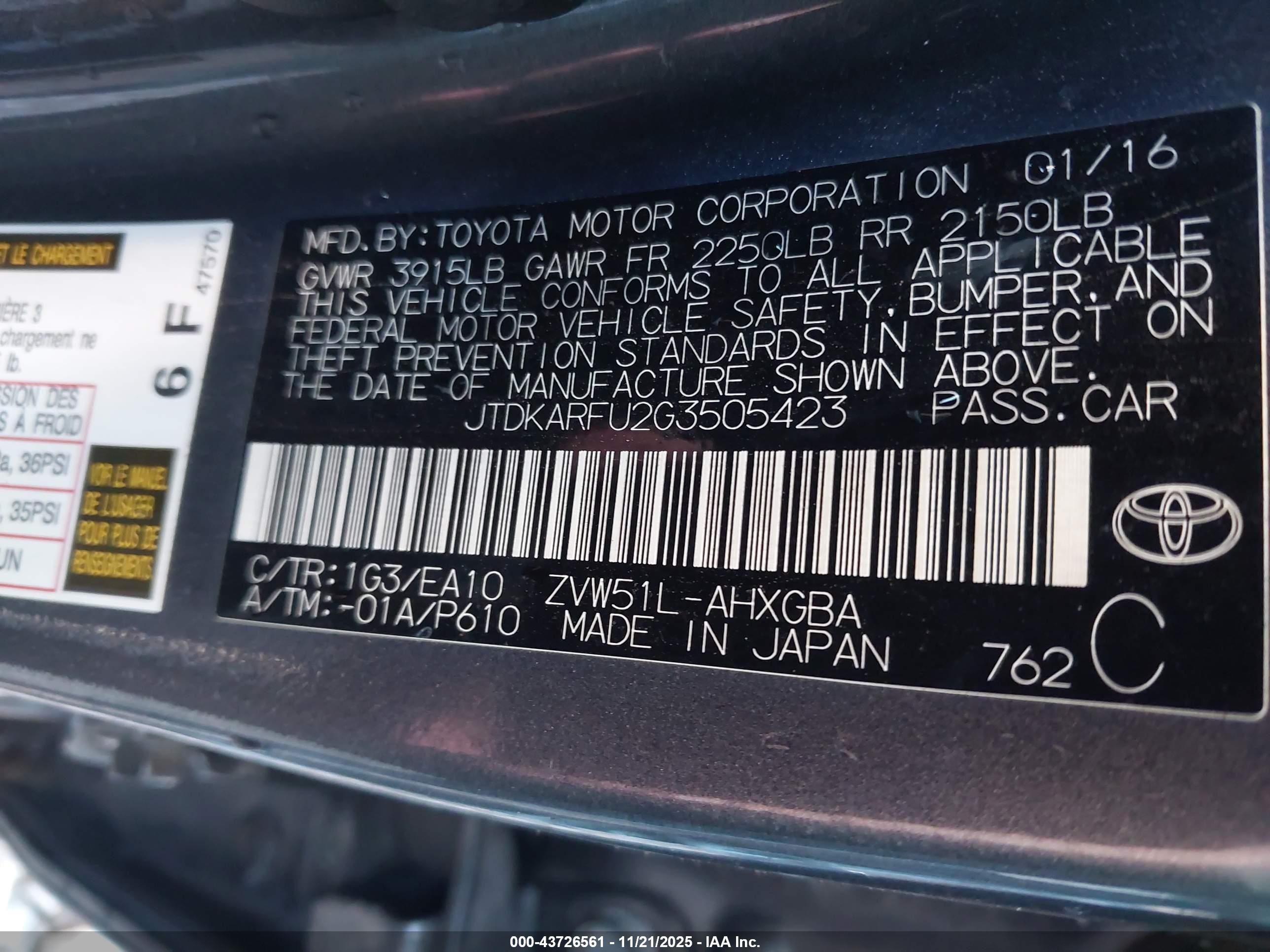 TOYOTA PRIUS image 9