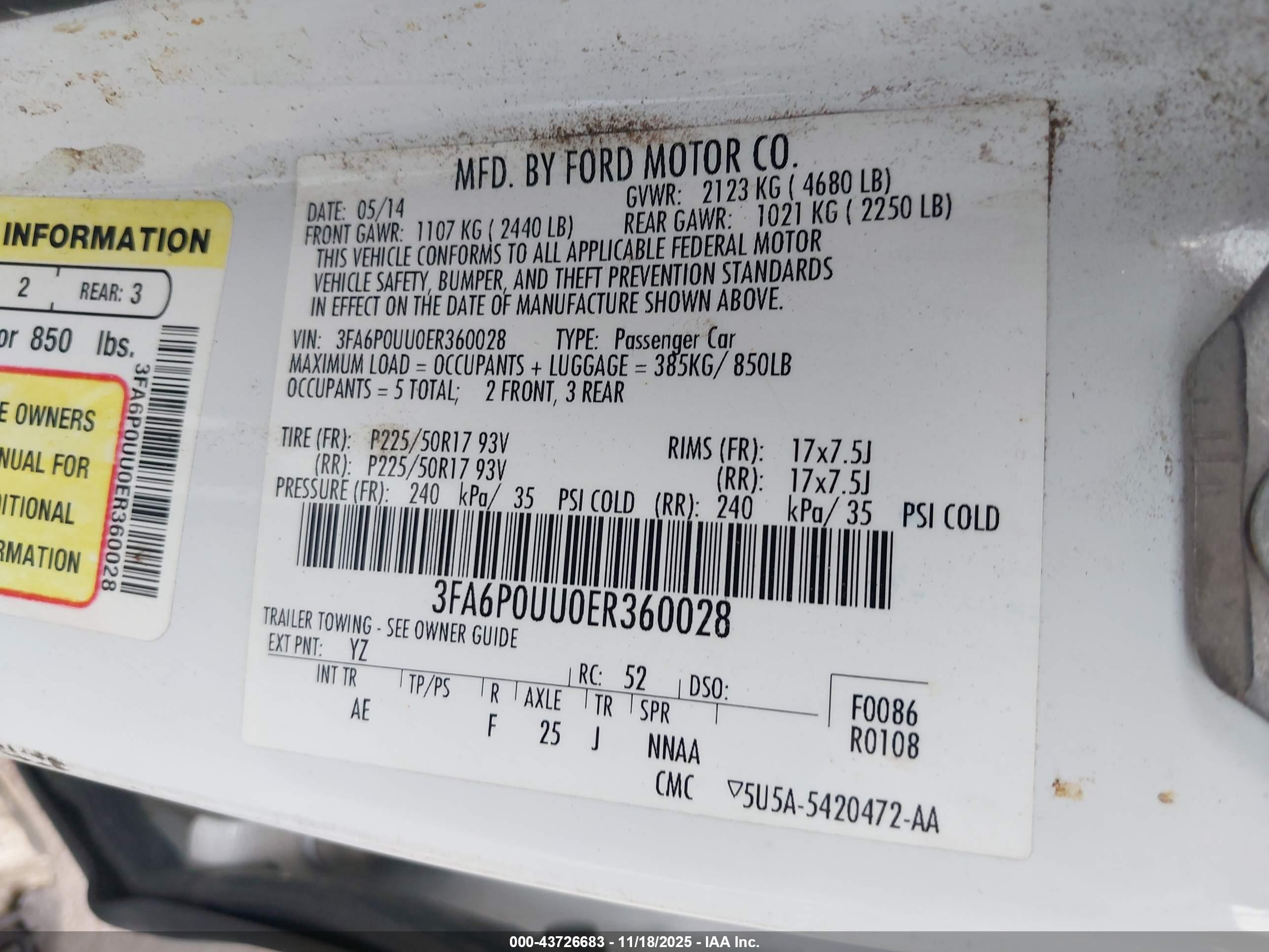 FORD FUSION image 9