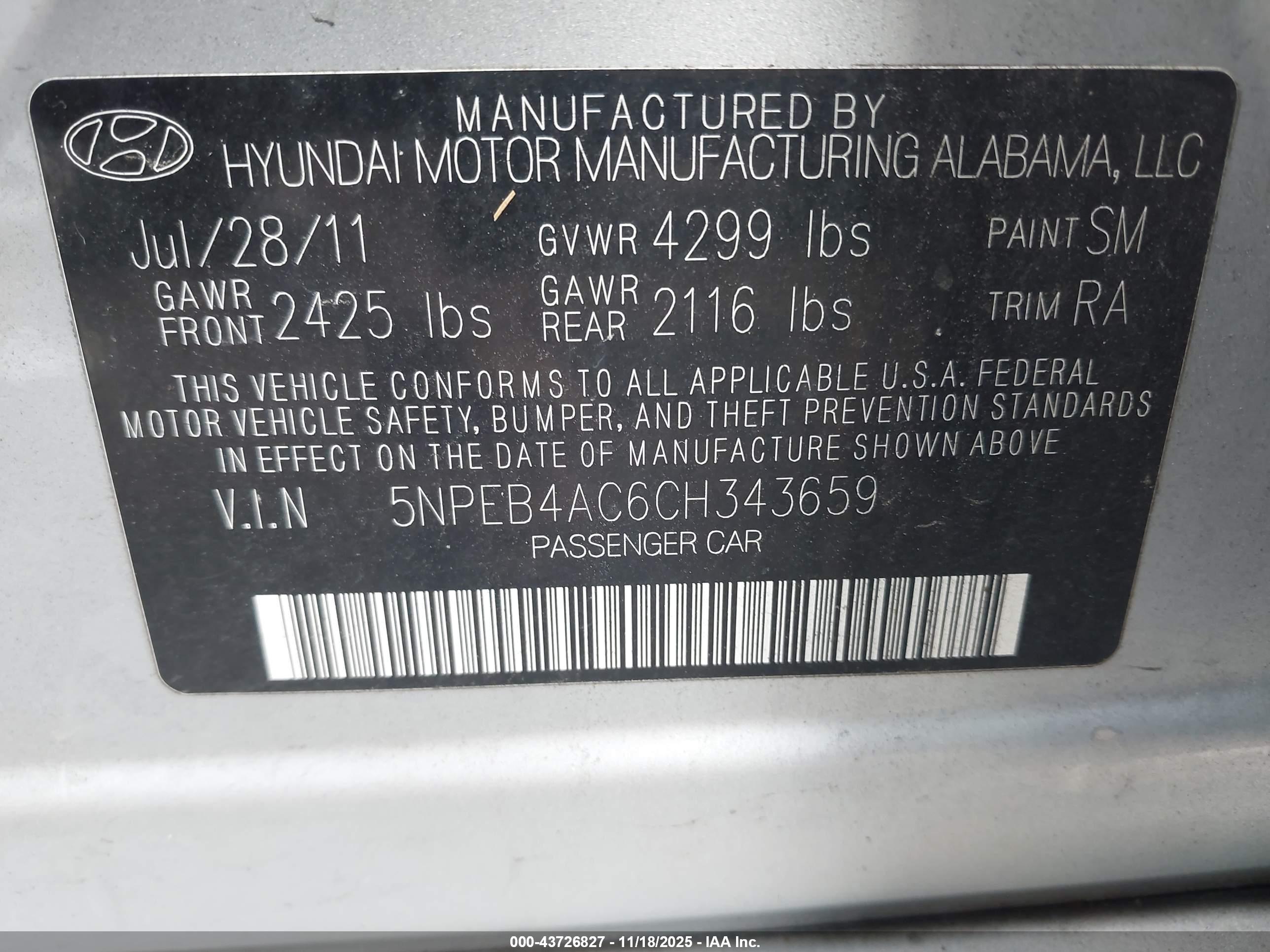 HYUNDAI SONATA image 9