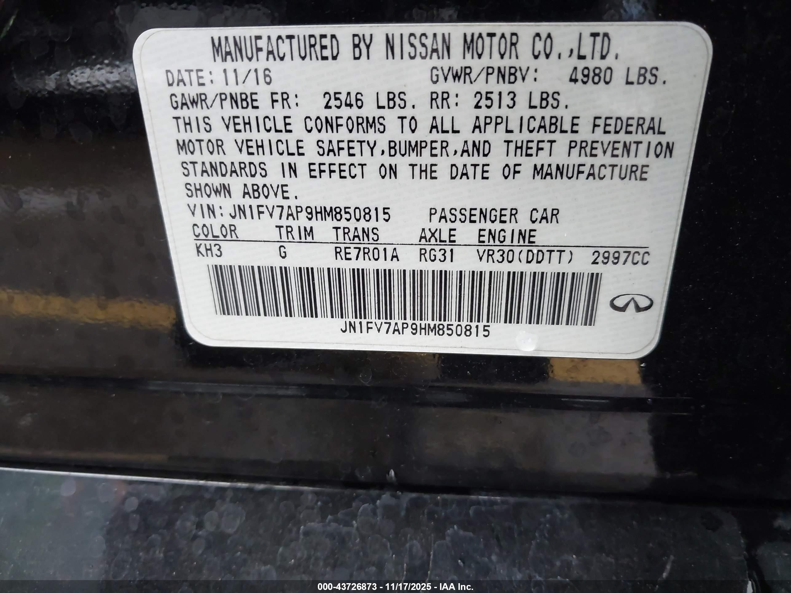 INFINITI Q50 image 9