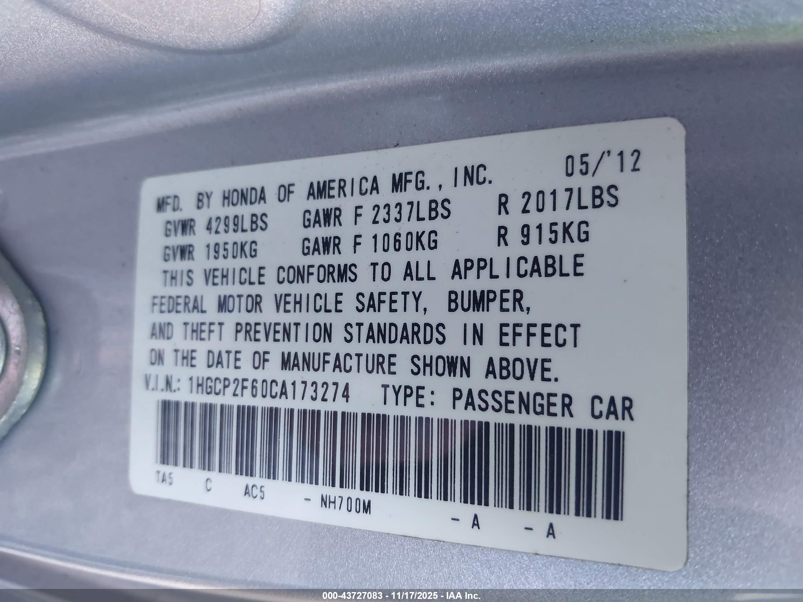 HONDA ACCORD image 9