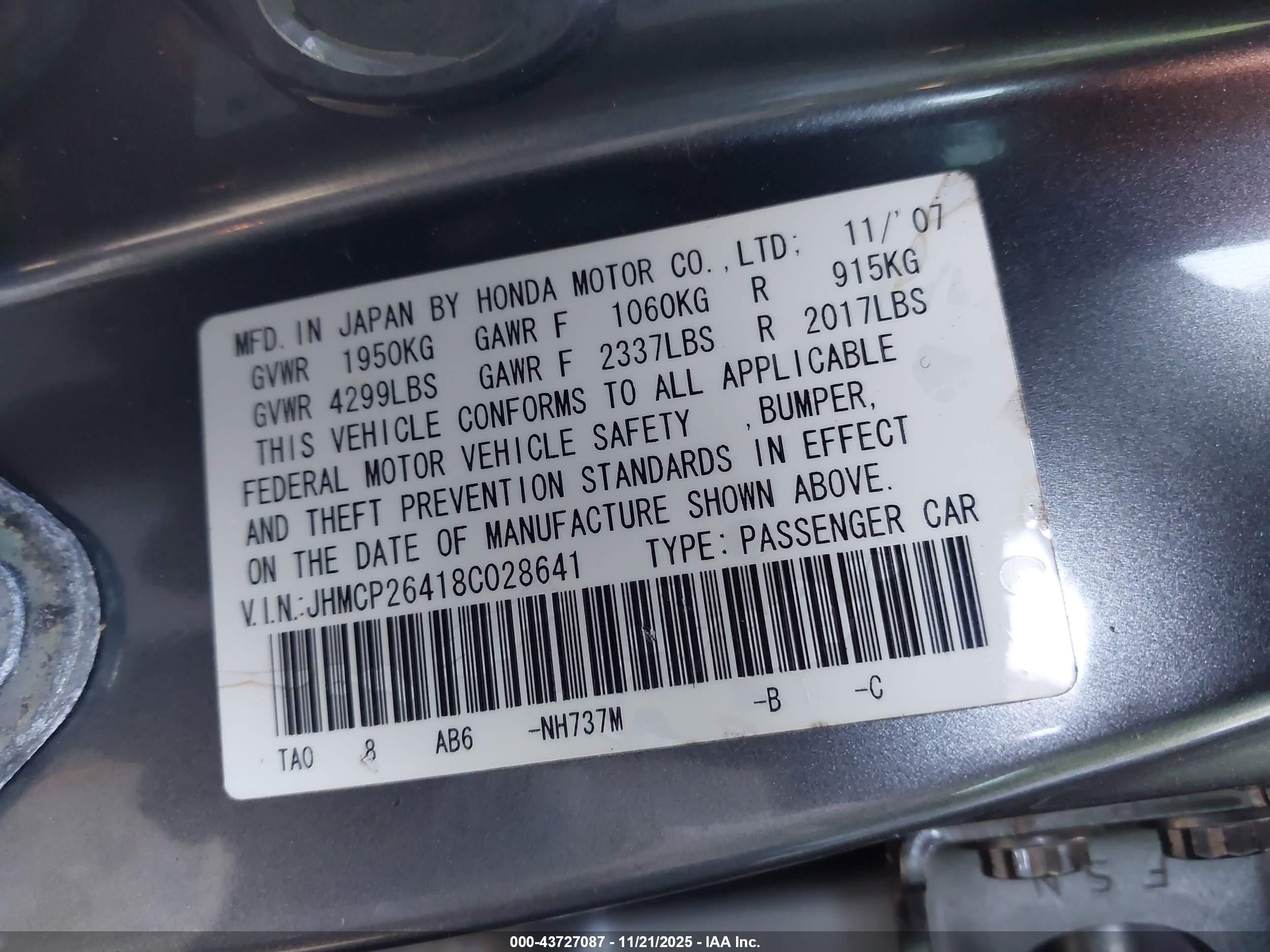 HONDA ACCORD image 9