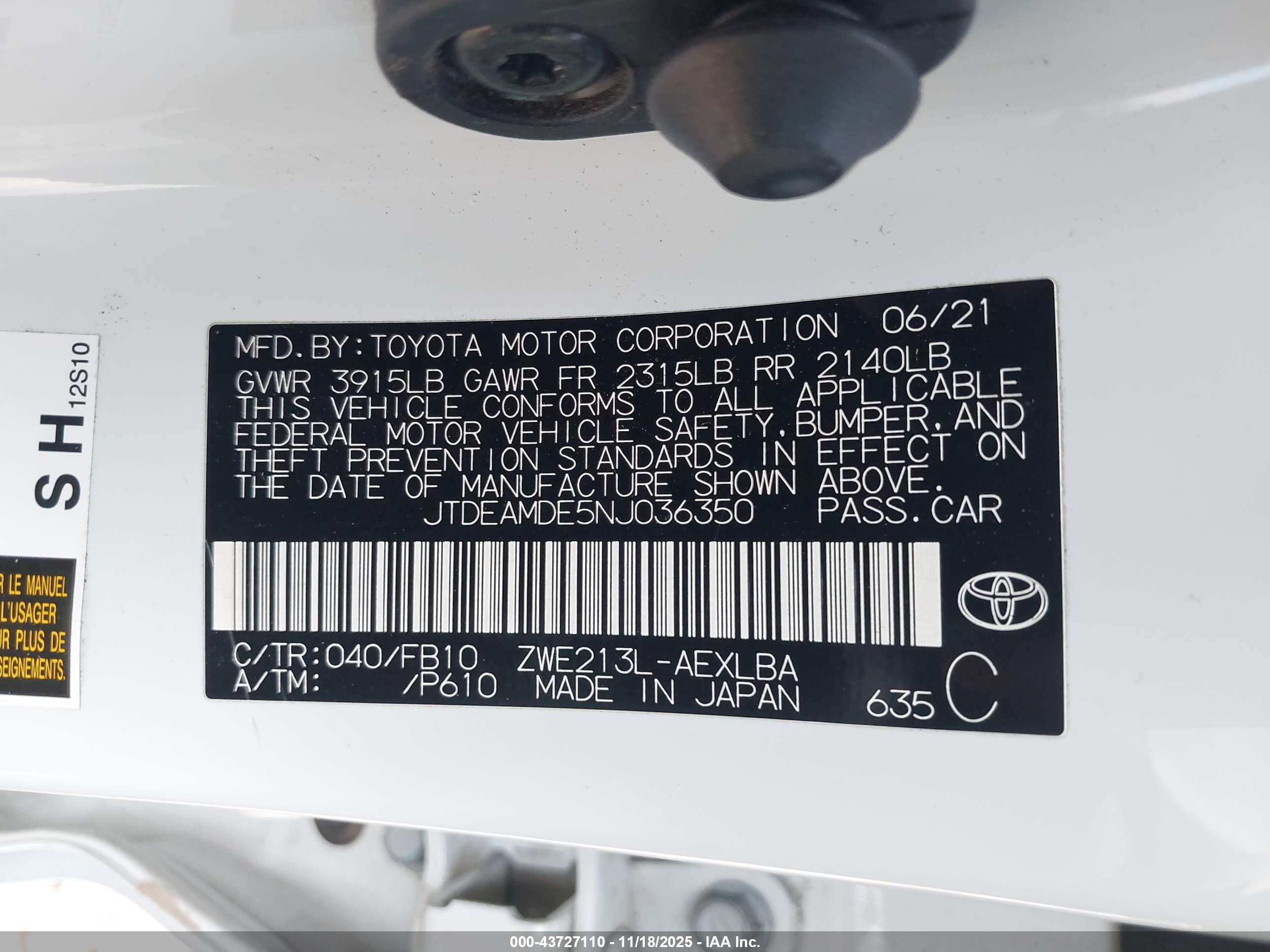 TOYOTA COROLLA image 9