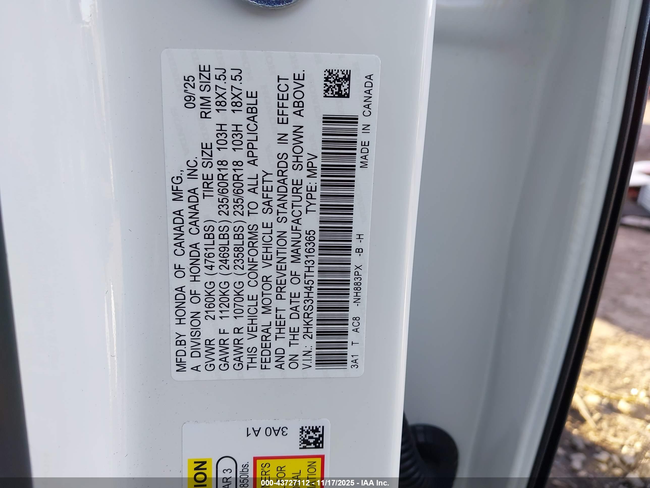 HONDA CR-V image 9