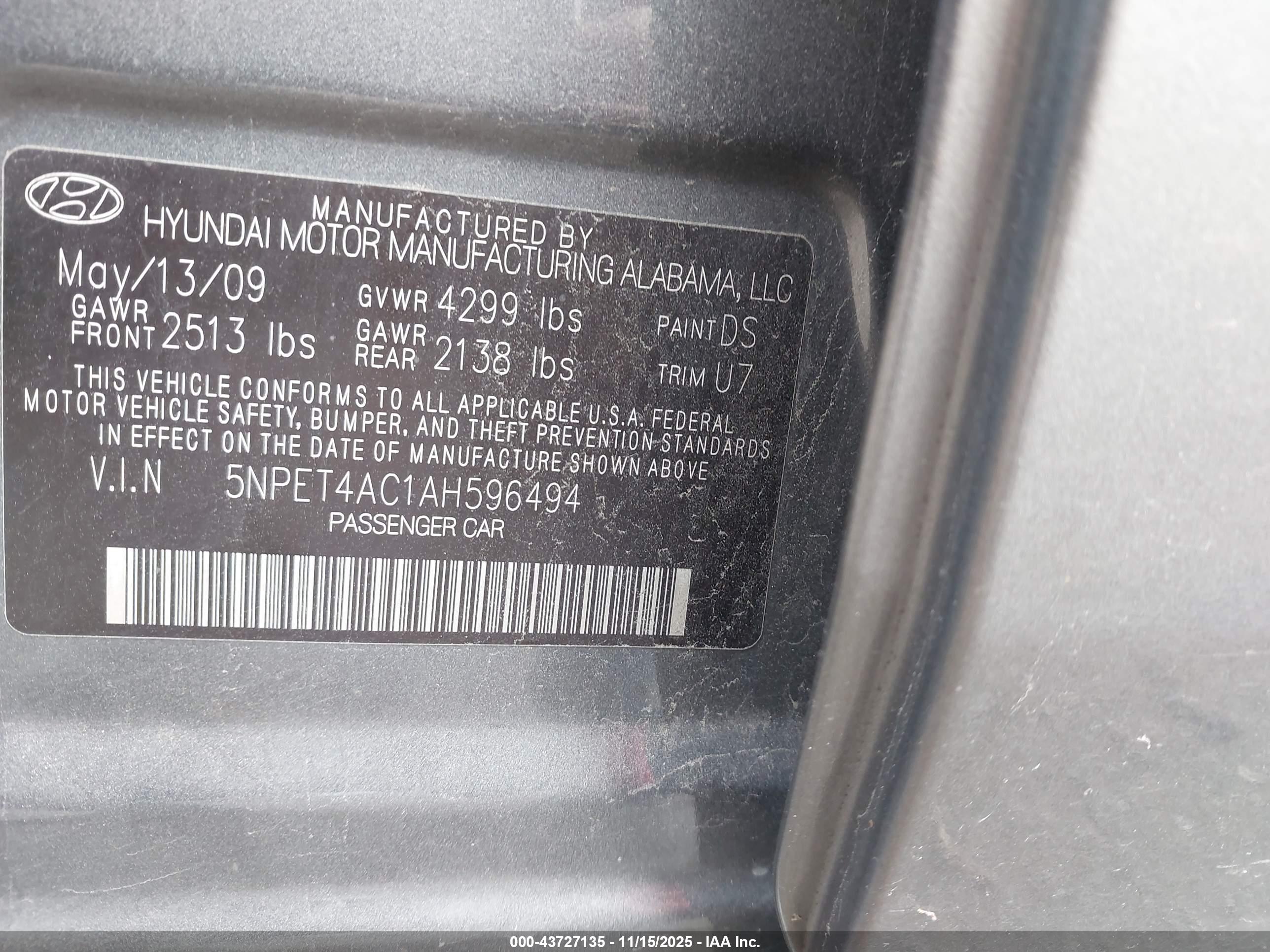 HYUNDAI SONATA image 9