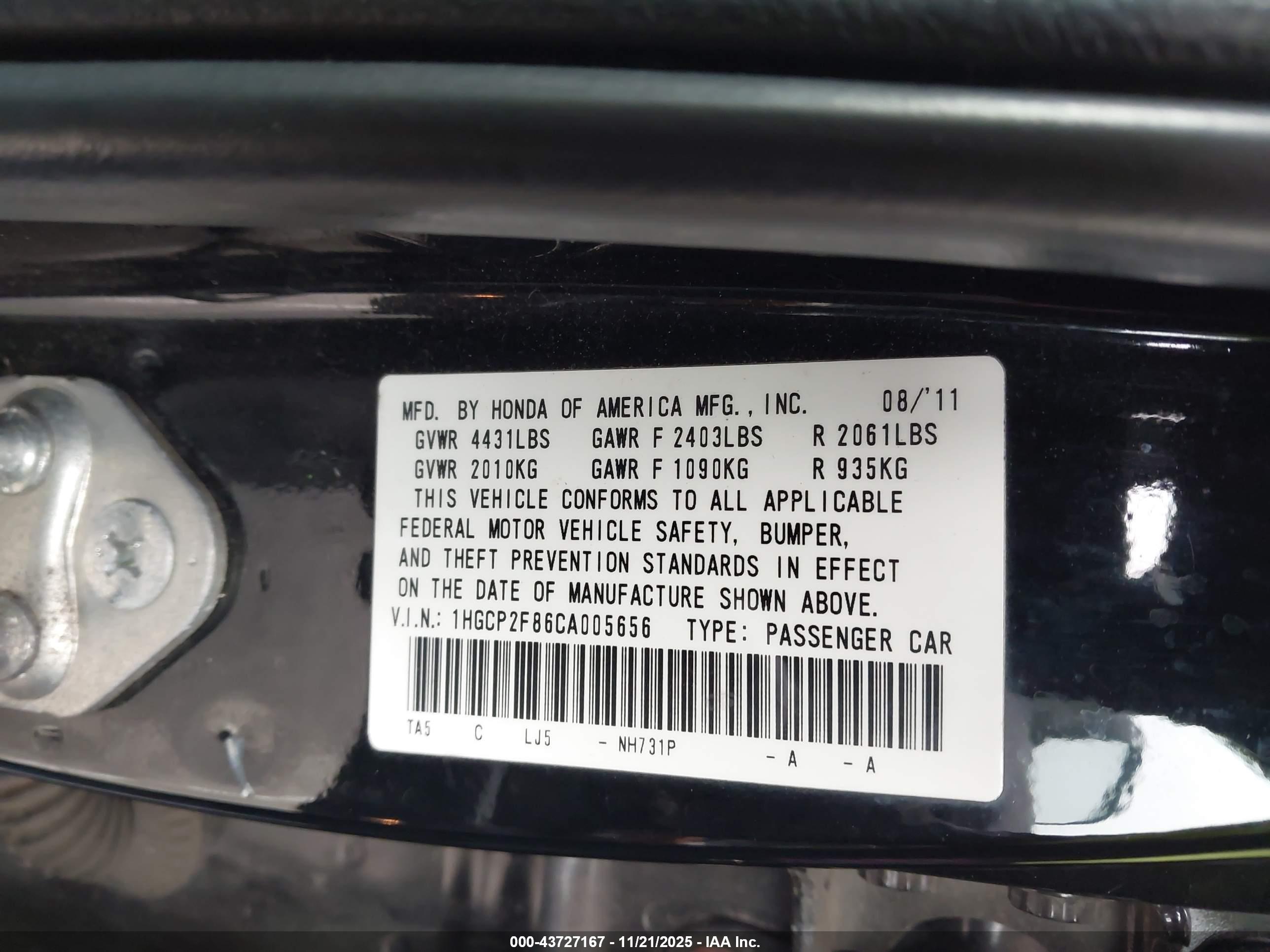 HONDA ACCORD image 9