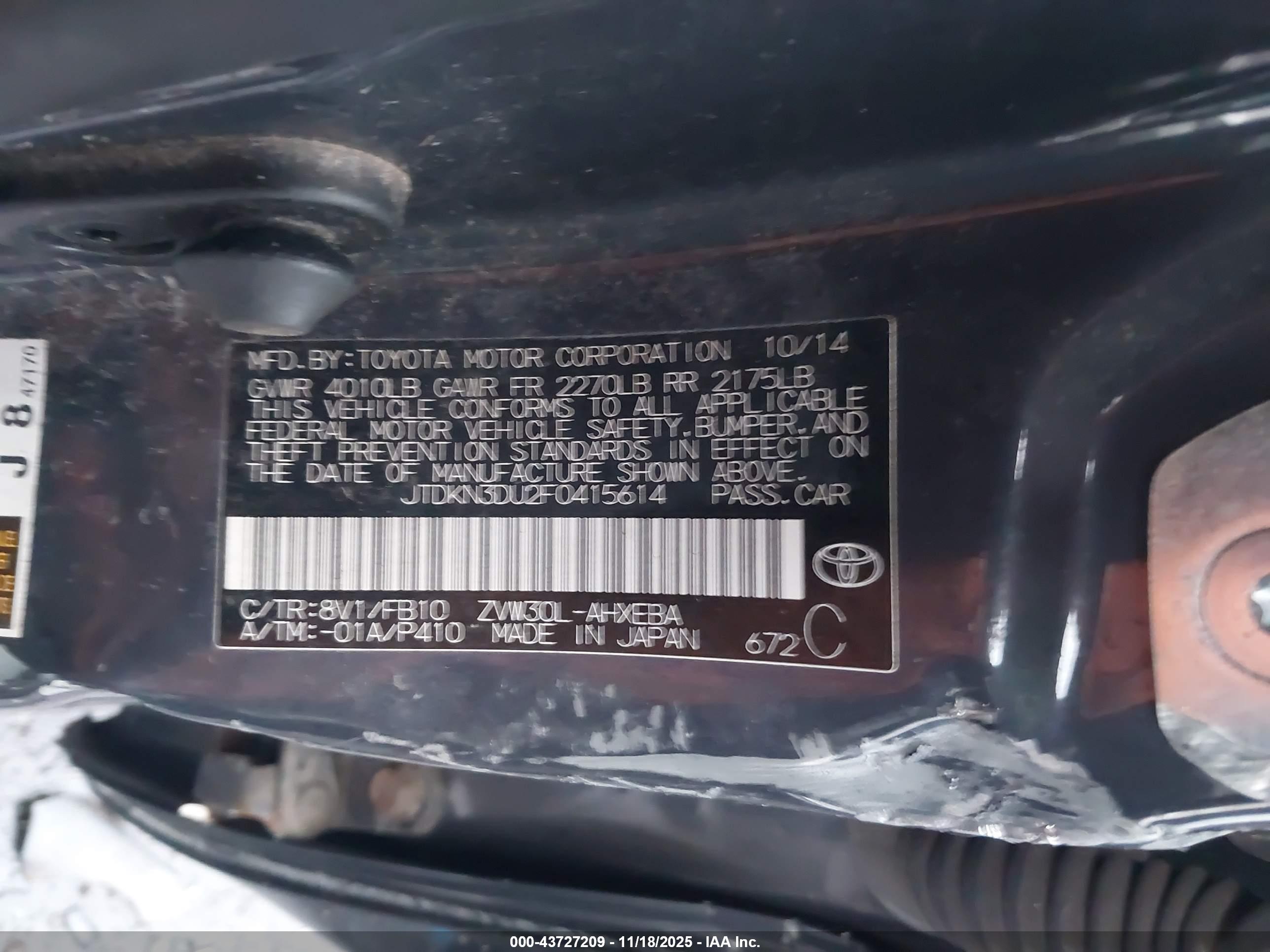 TOYOTA PRIUS image 9