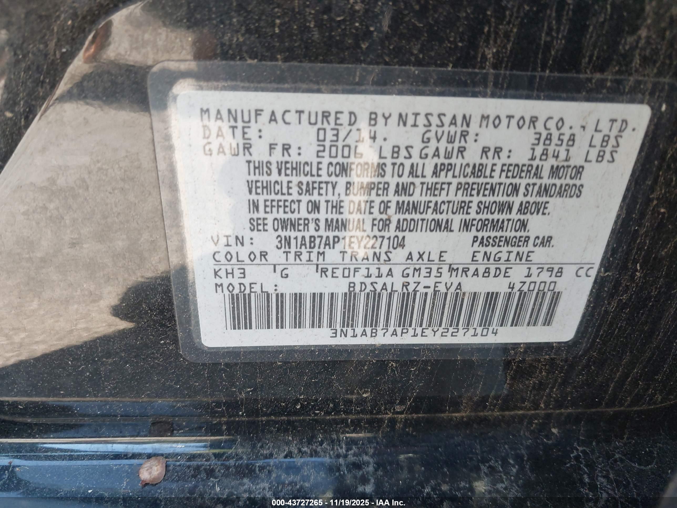 NISSAN SENTRA image 9