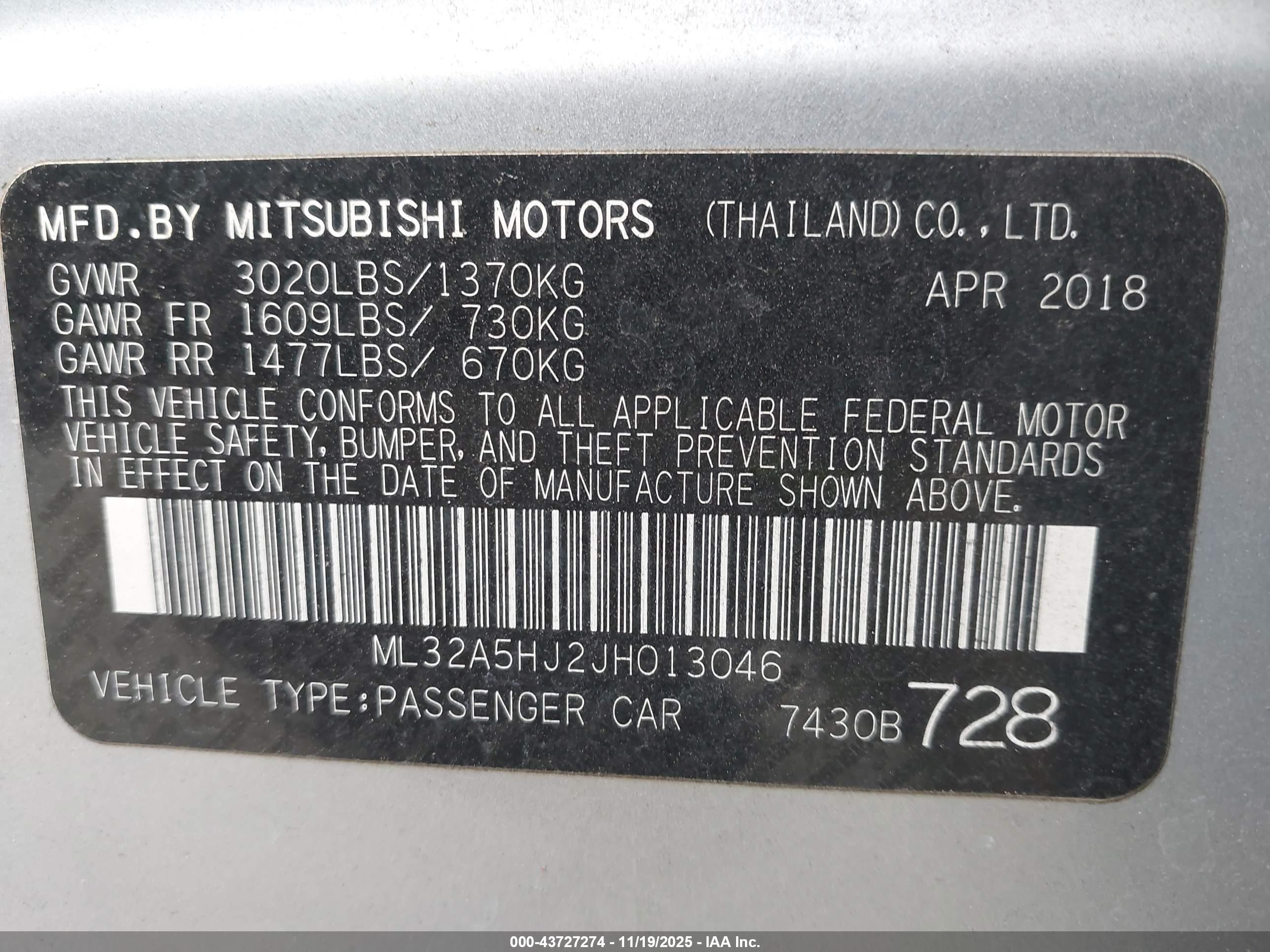 MITSUBISHI MIRAGE image 9