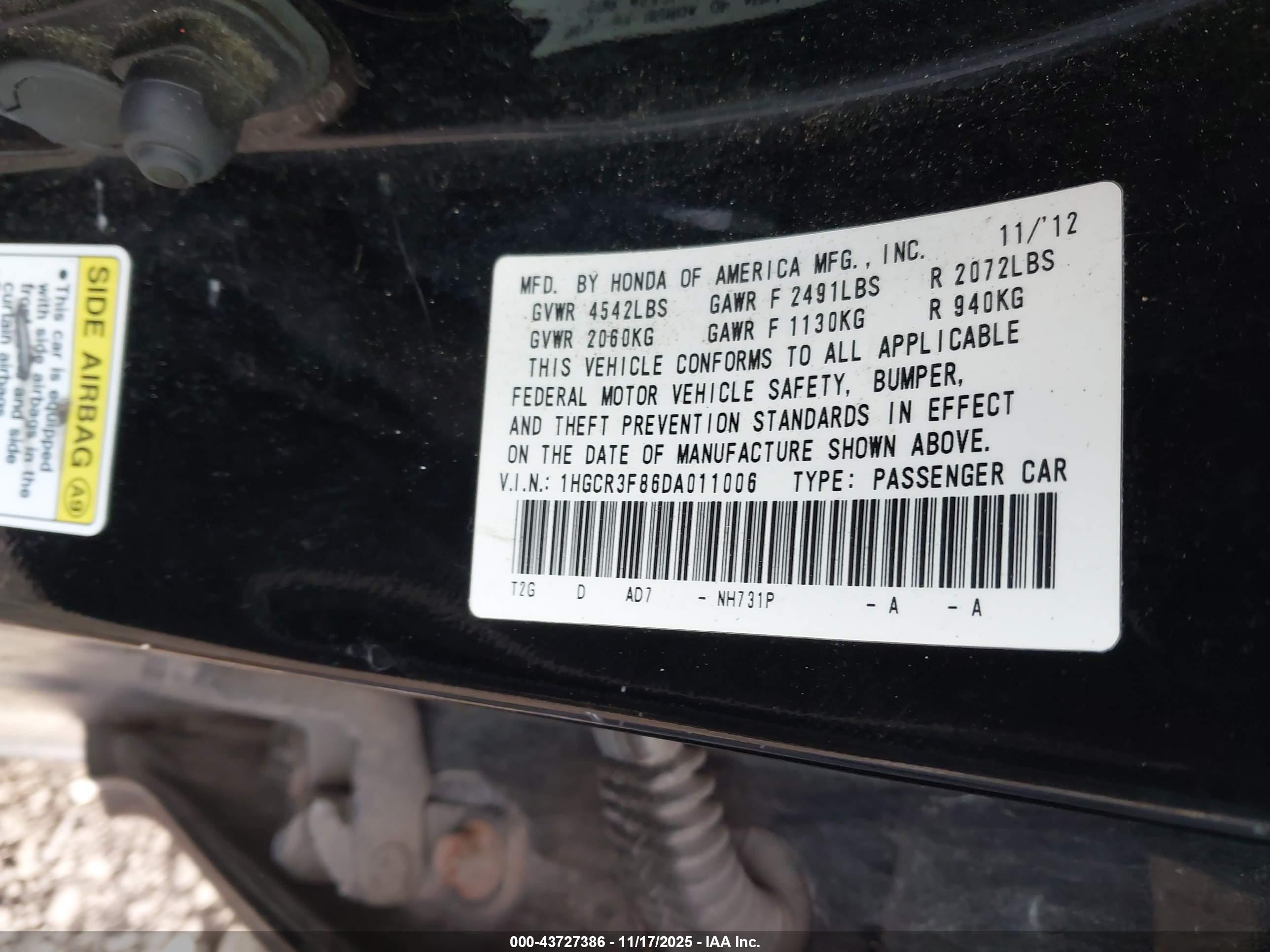 HONDA ACCORD image 9