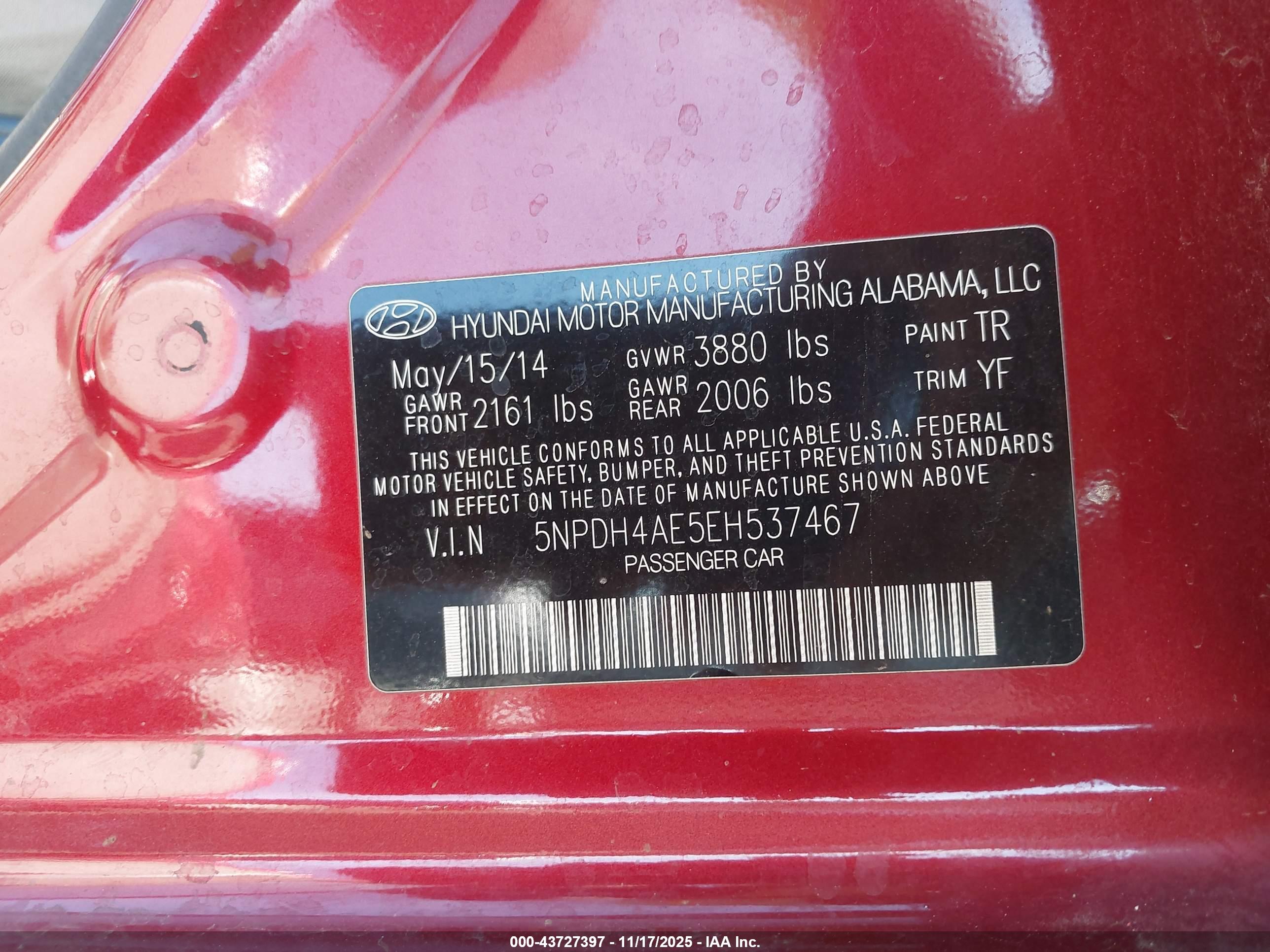HYUNDAI ELANTRA image 9