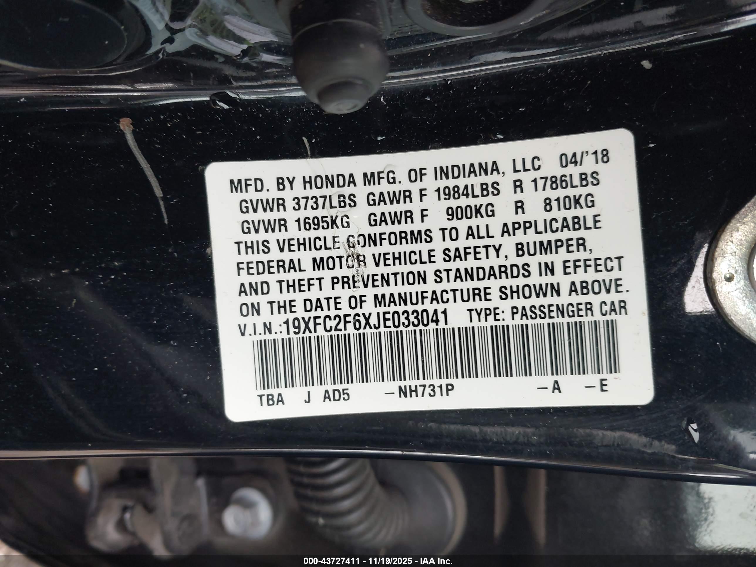 HONDA CIVIC image 9