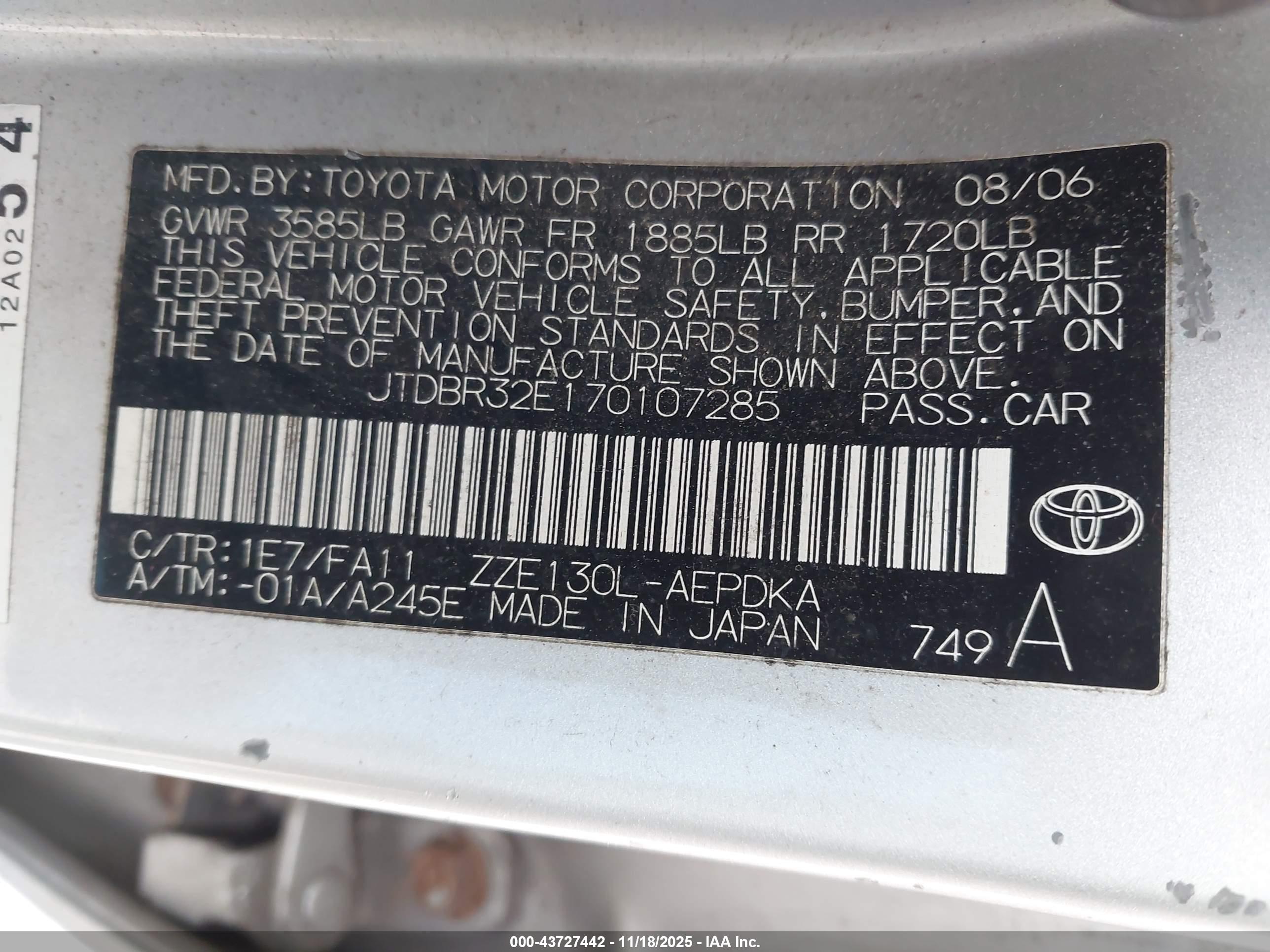 TOYOTA COROLLA image 9