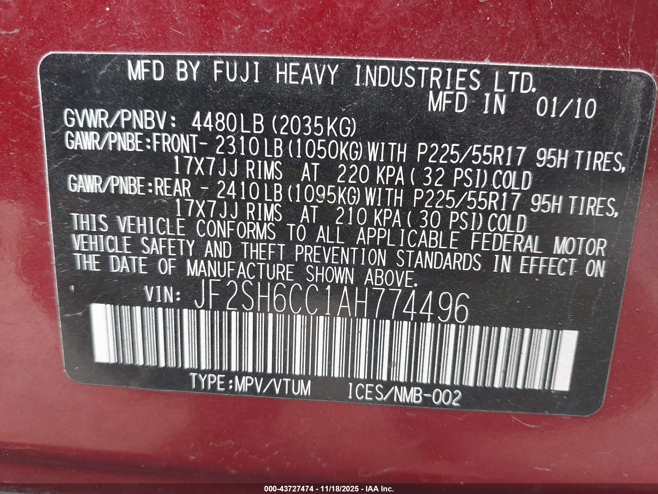 SUBARU FORESTER image 9