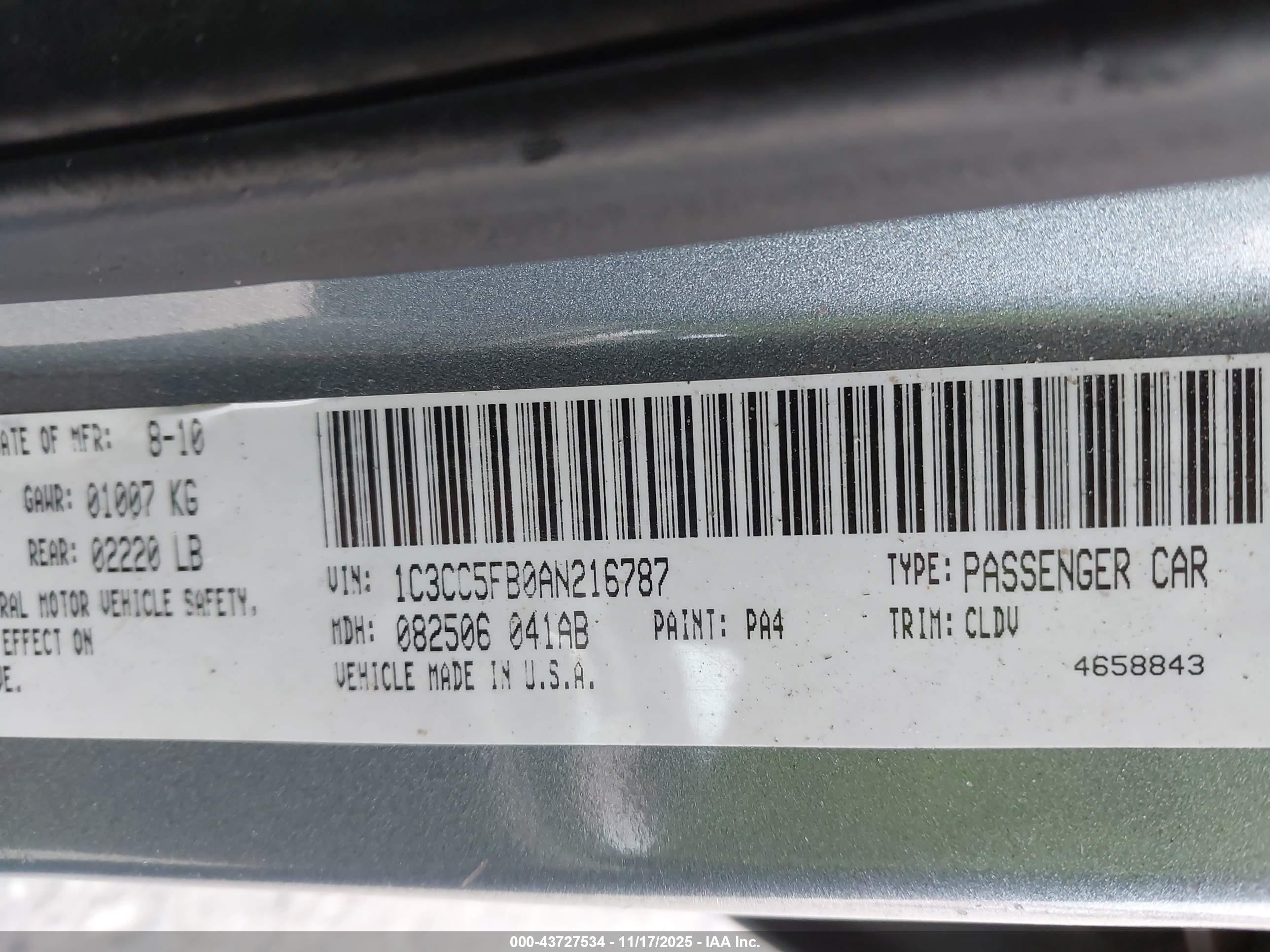 CHRYSLER SEBRING image 9