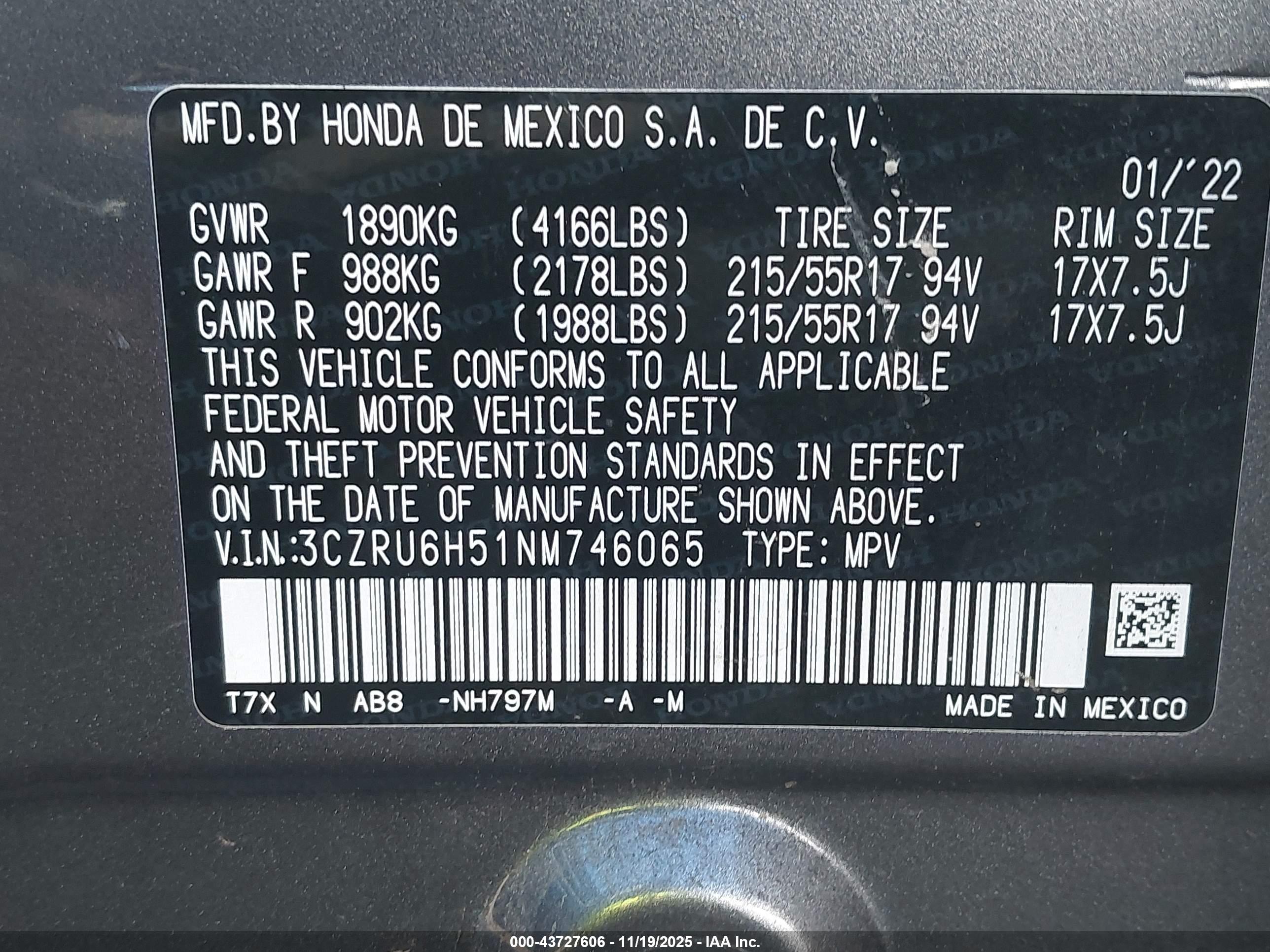 HONDA HR-V image 9