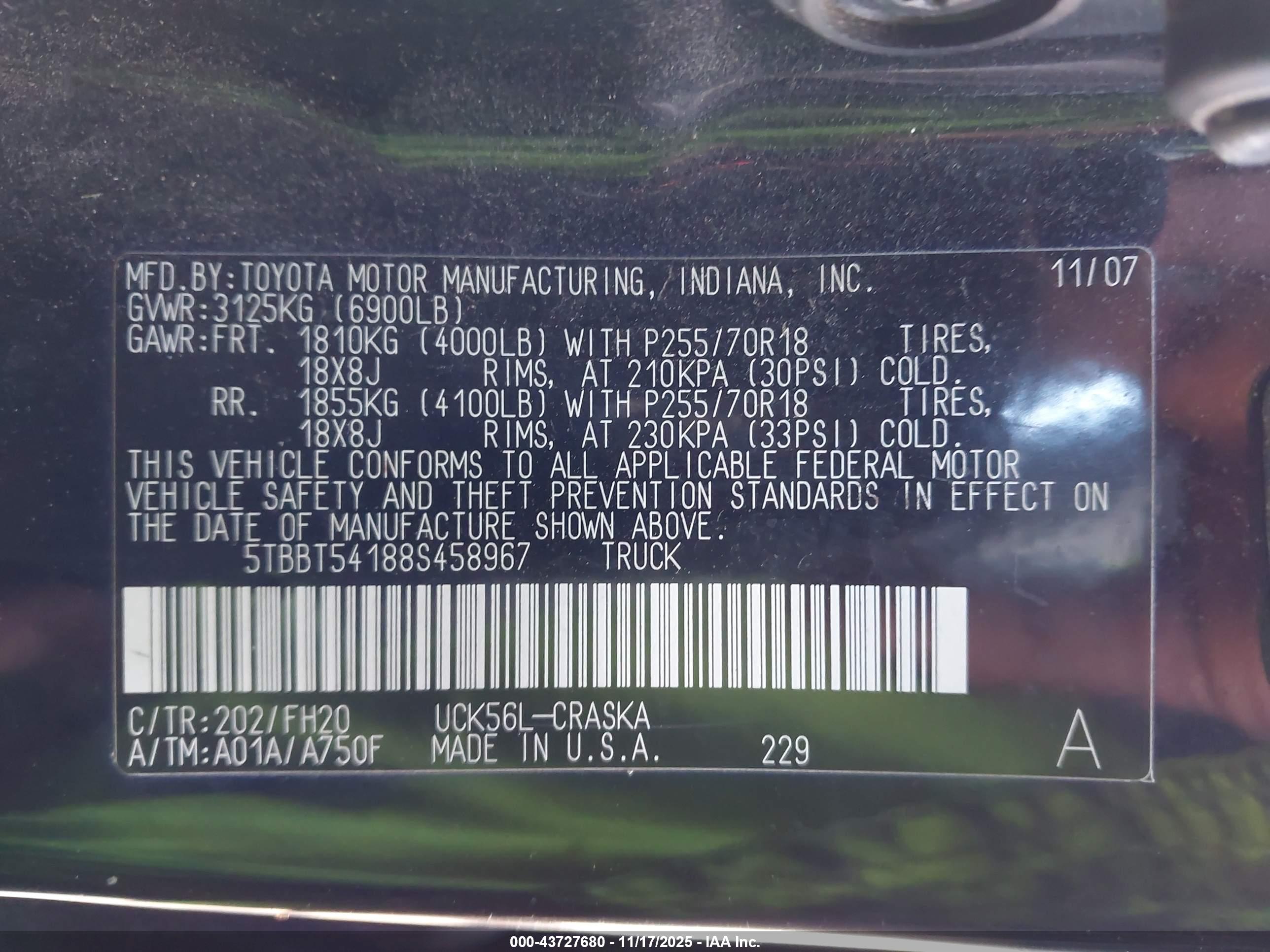 TOYOTA TUNDRA image 9