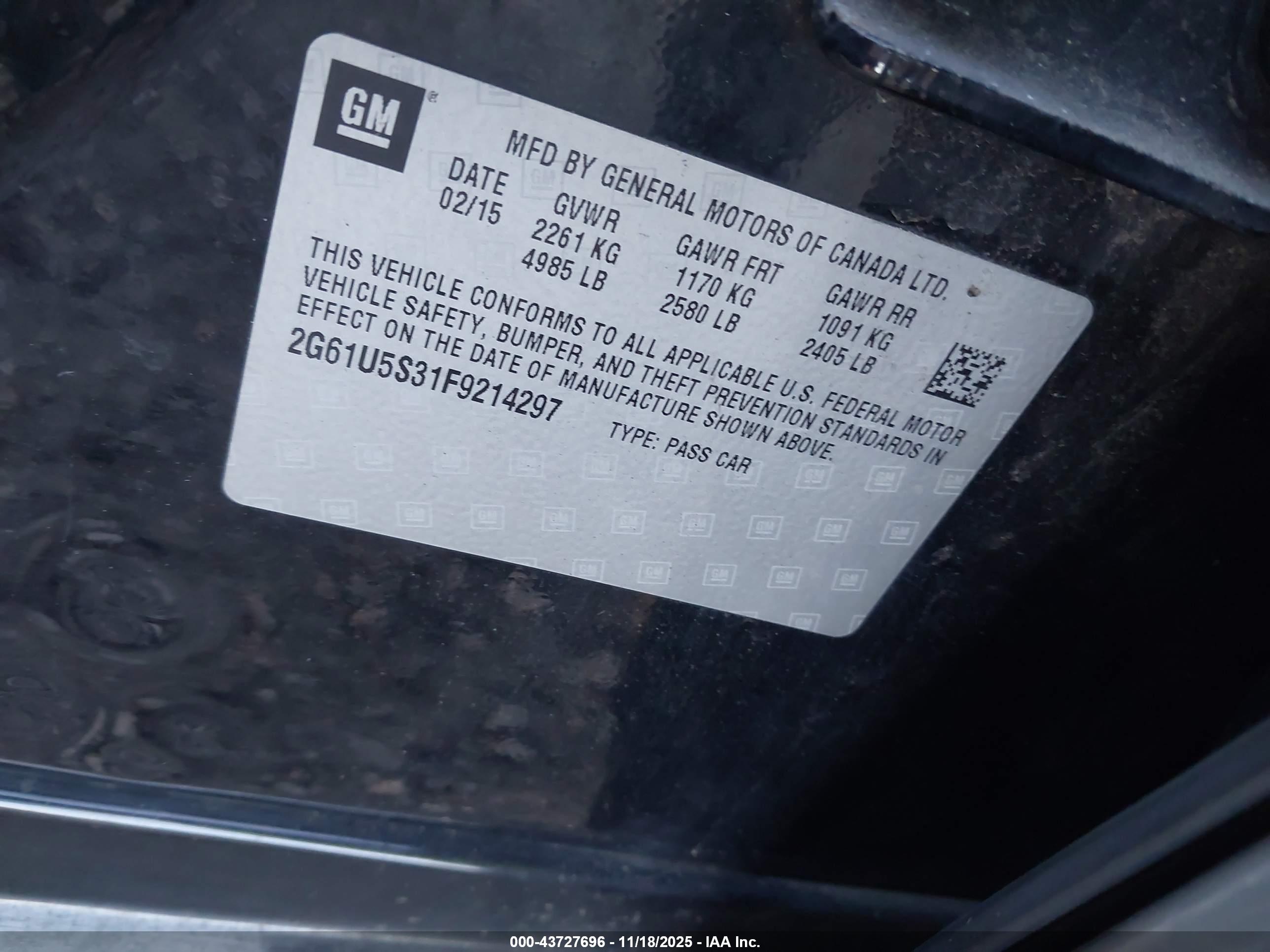 CADILLAC XTS image 9
