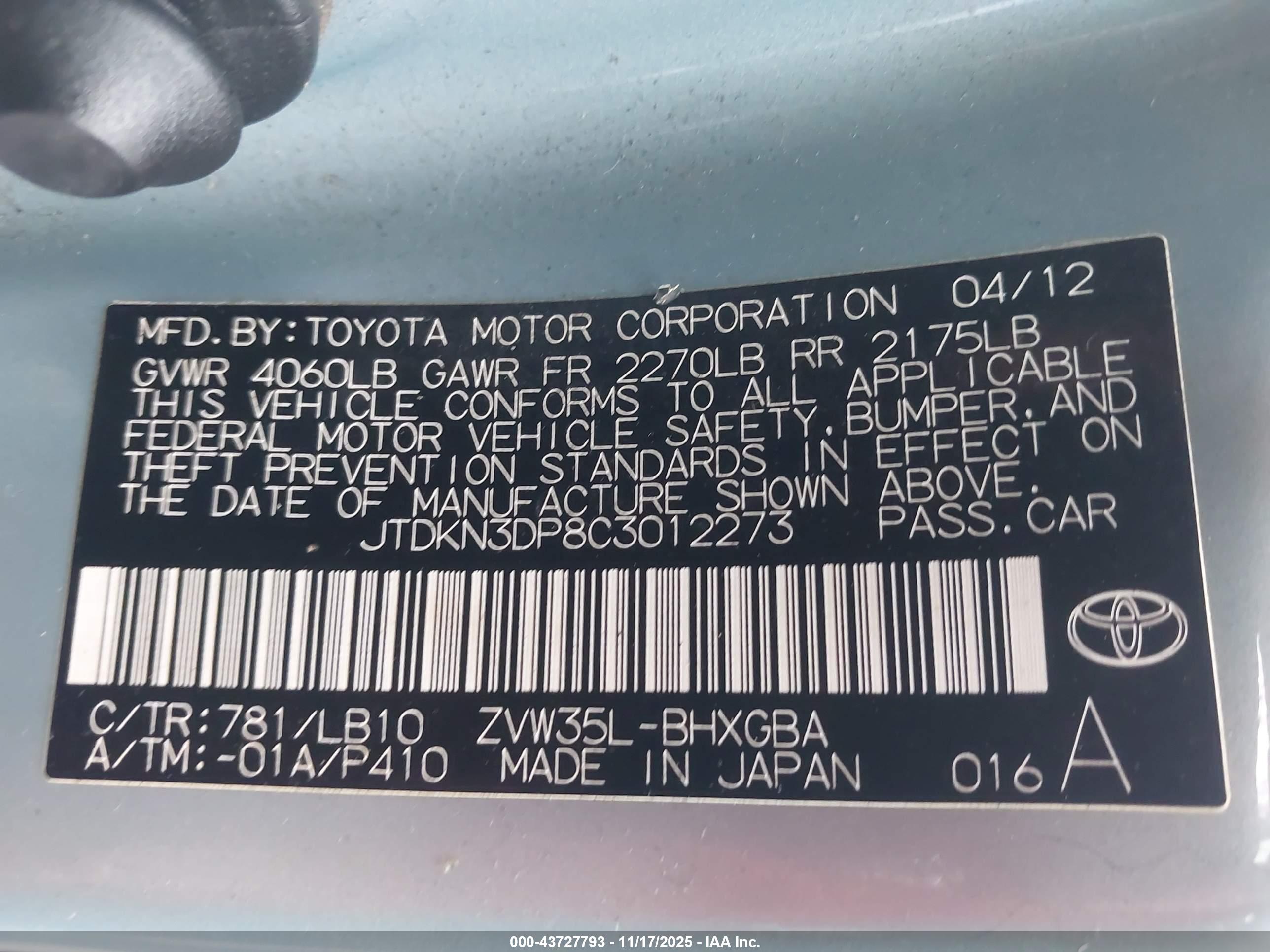 TOYOTA PRIUS image 9