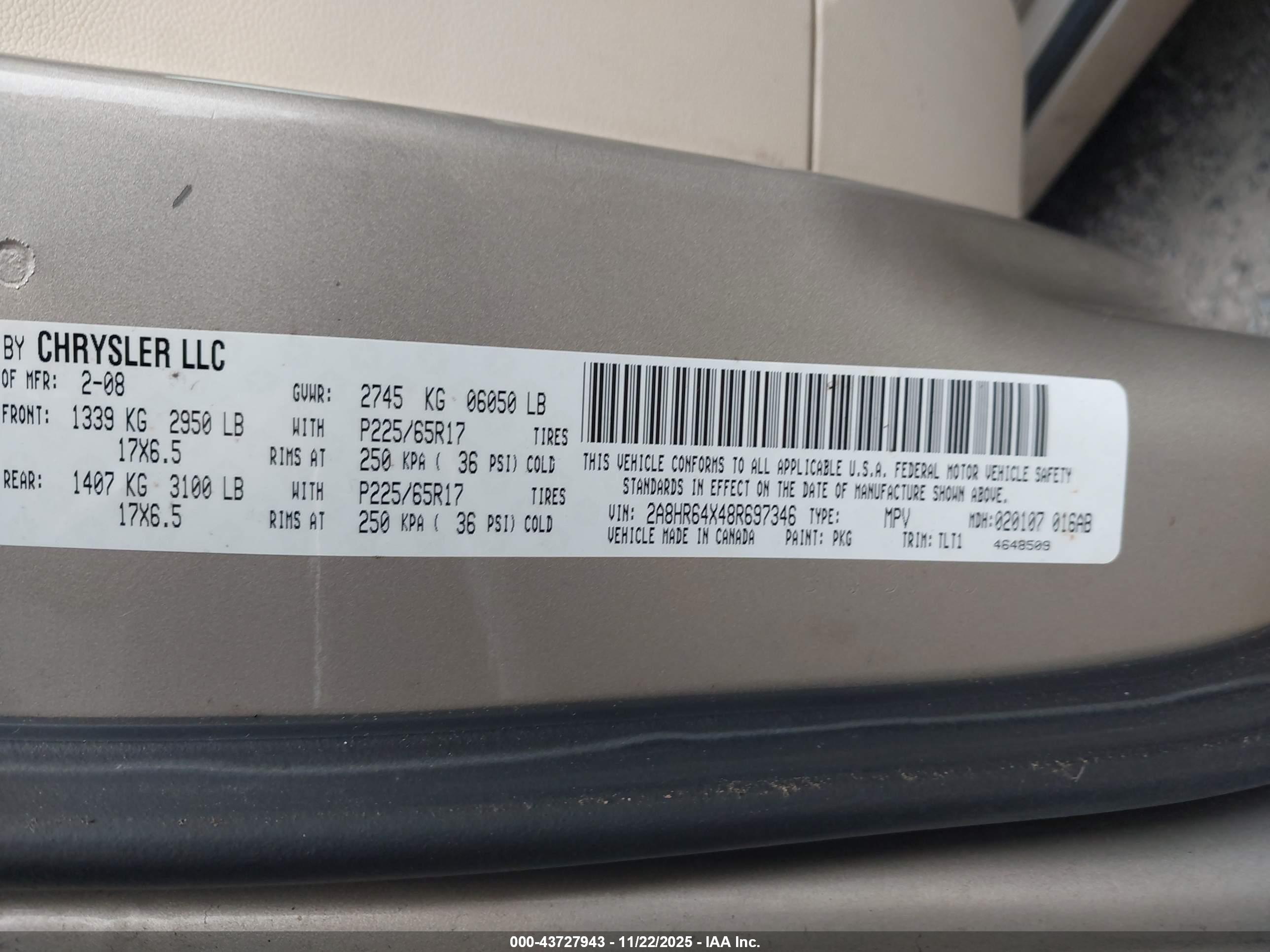 CHRYSLER TOWN image 9
