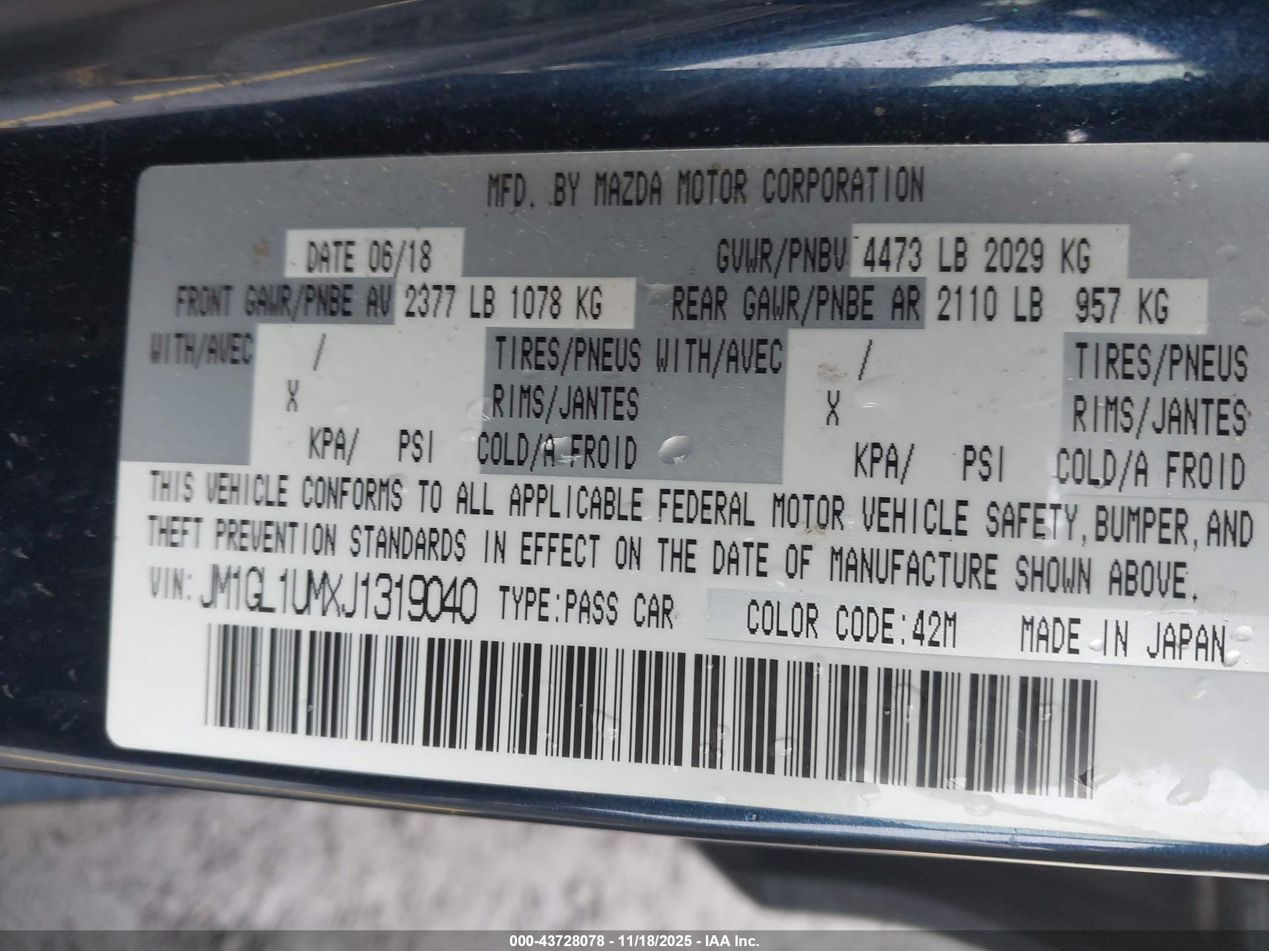 MAZDA MAZDA6 image 9