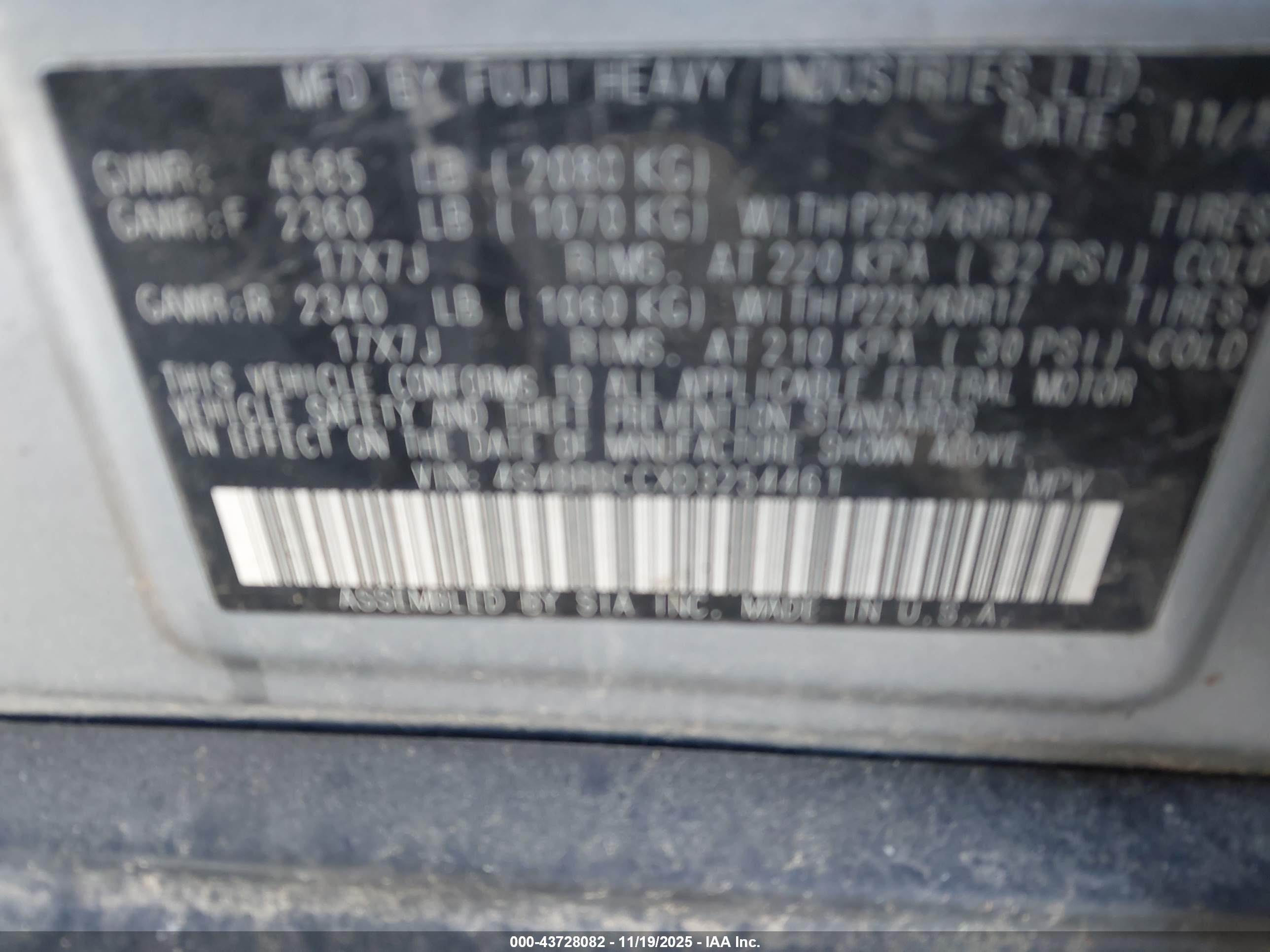 SUBARU OUTBACK image 9