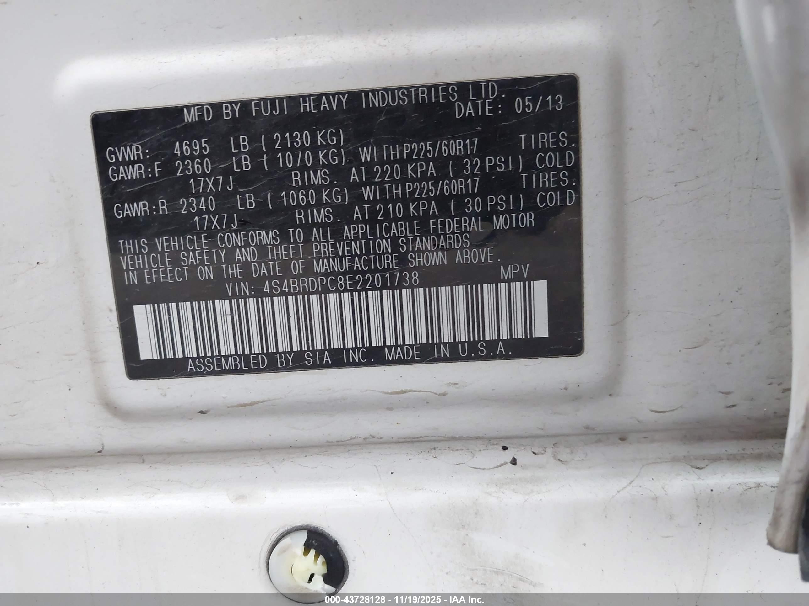 SUBARU OUTBACK image 9