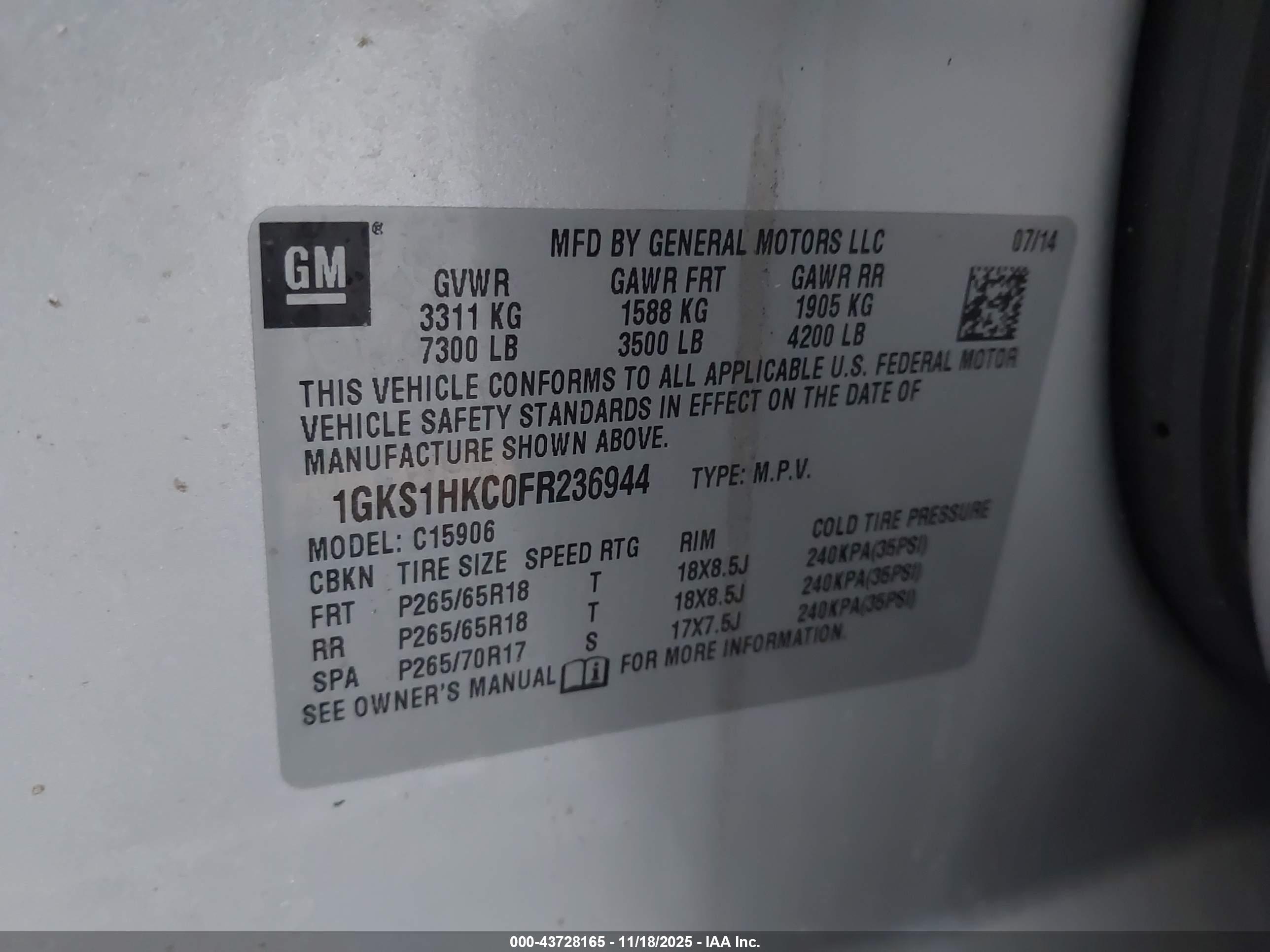 GMC YUKON image 9