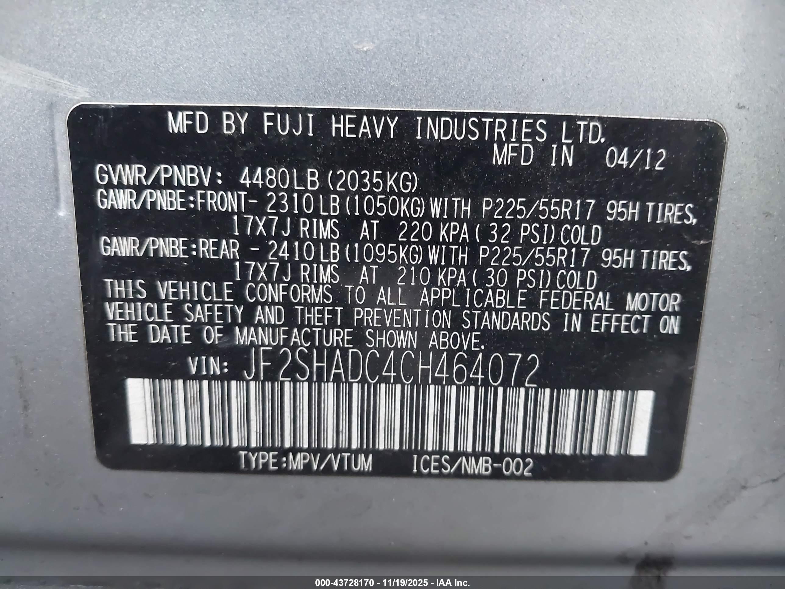 SUBARU FORESTER image 9