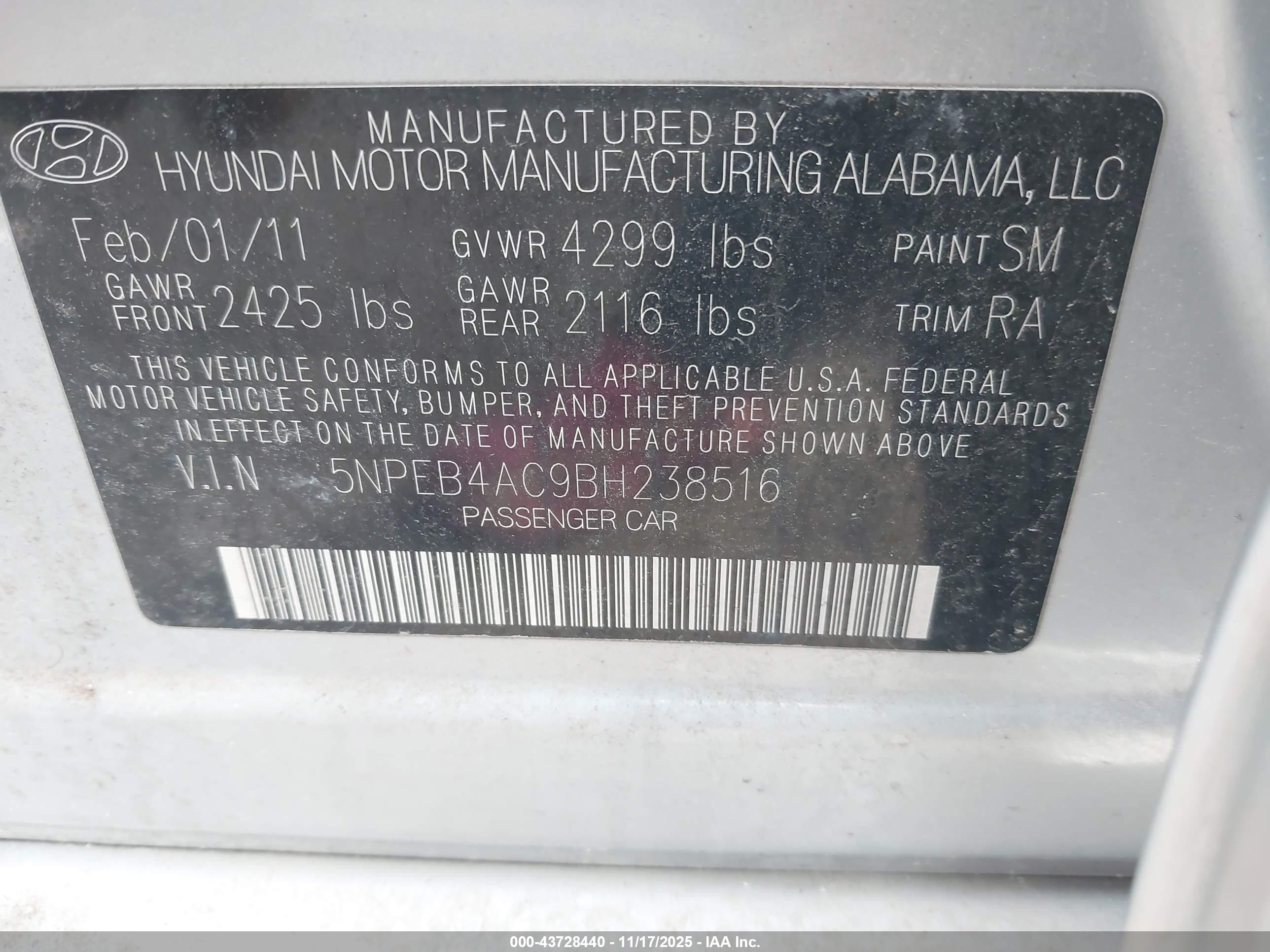 HYUNDAI SONATA image 9