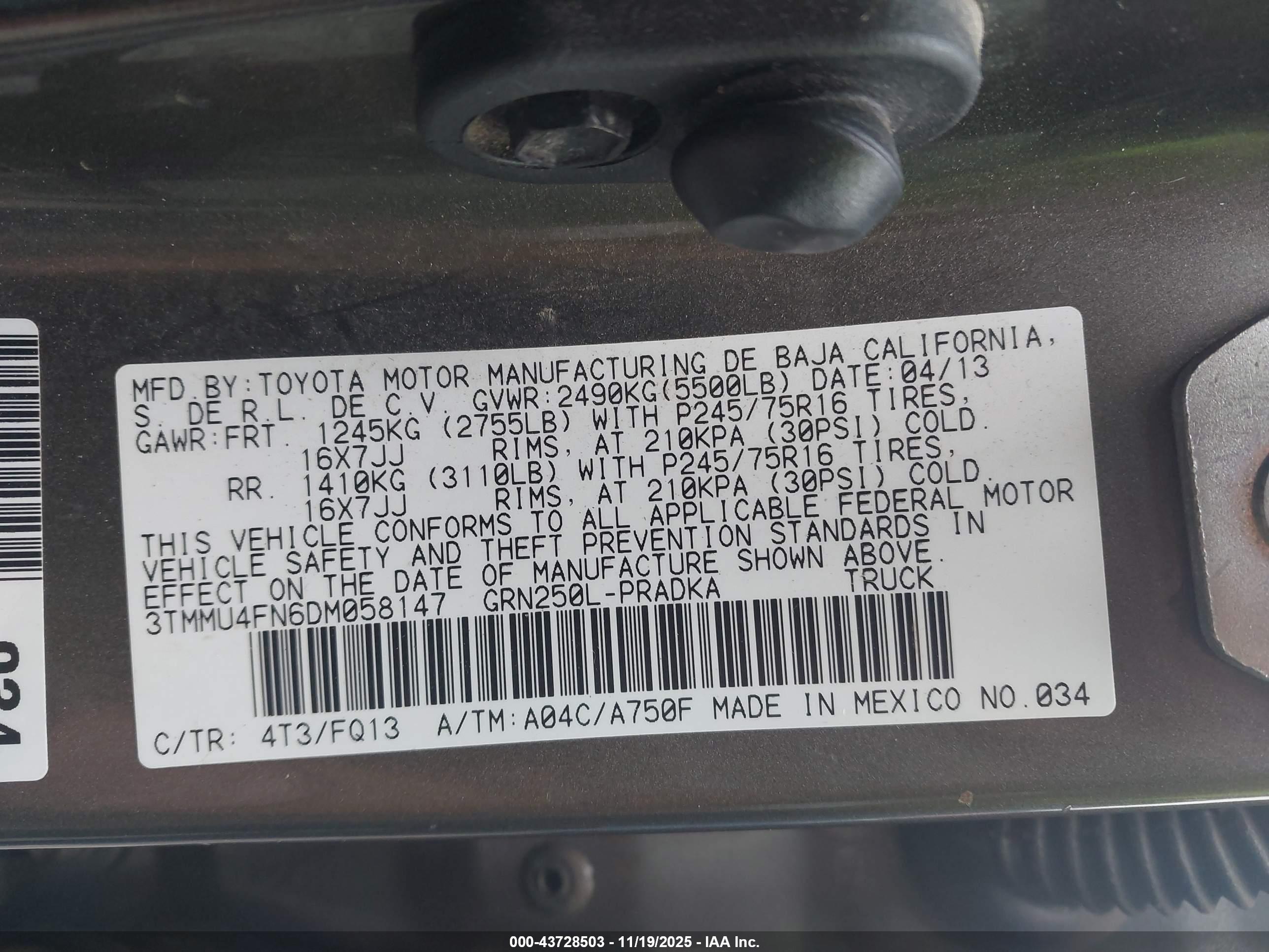 TOYOTA TACOMA image 9
