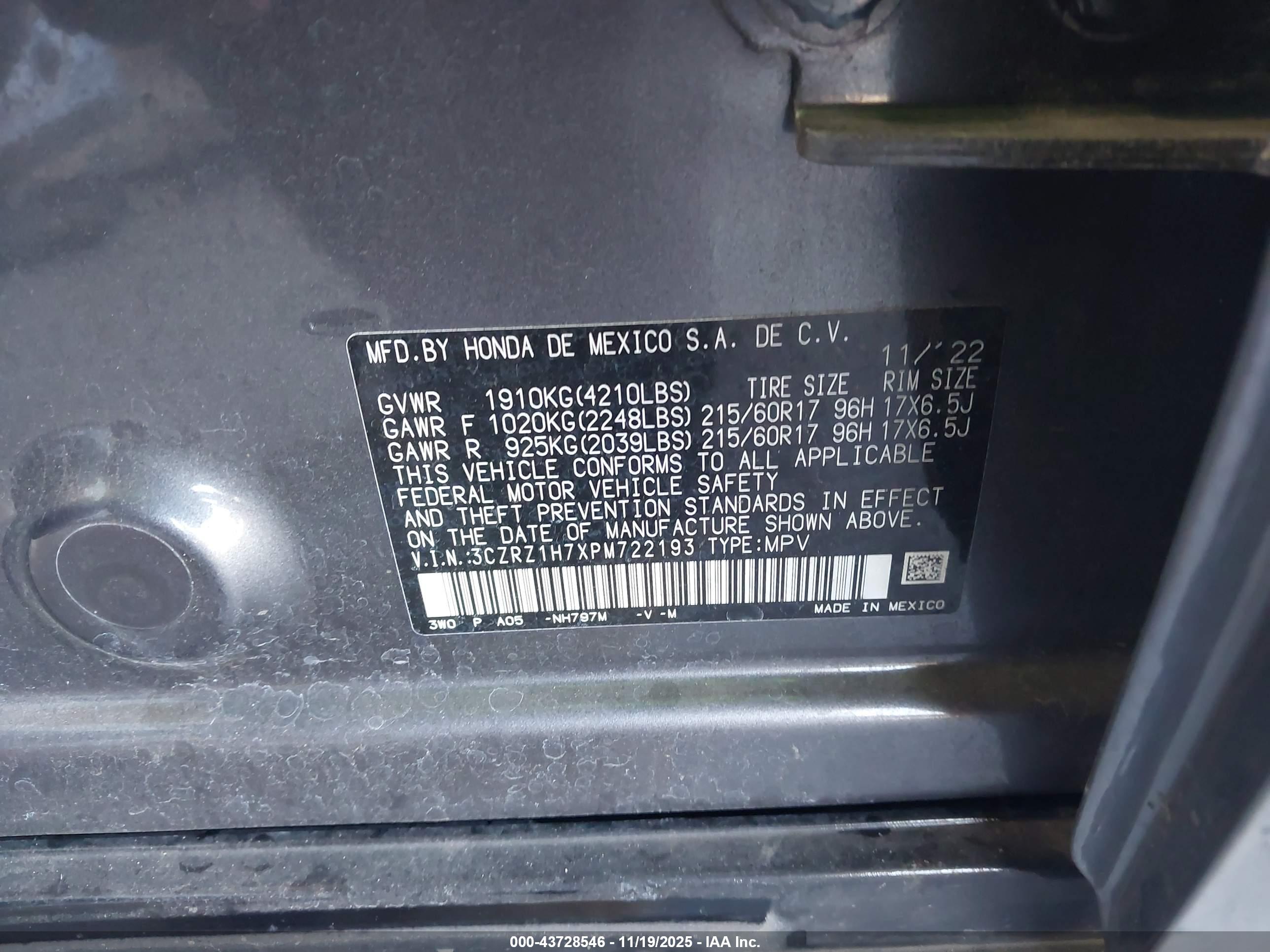 HONDA HR-V image 9
