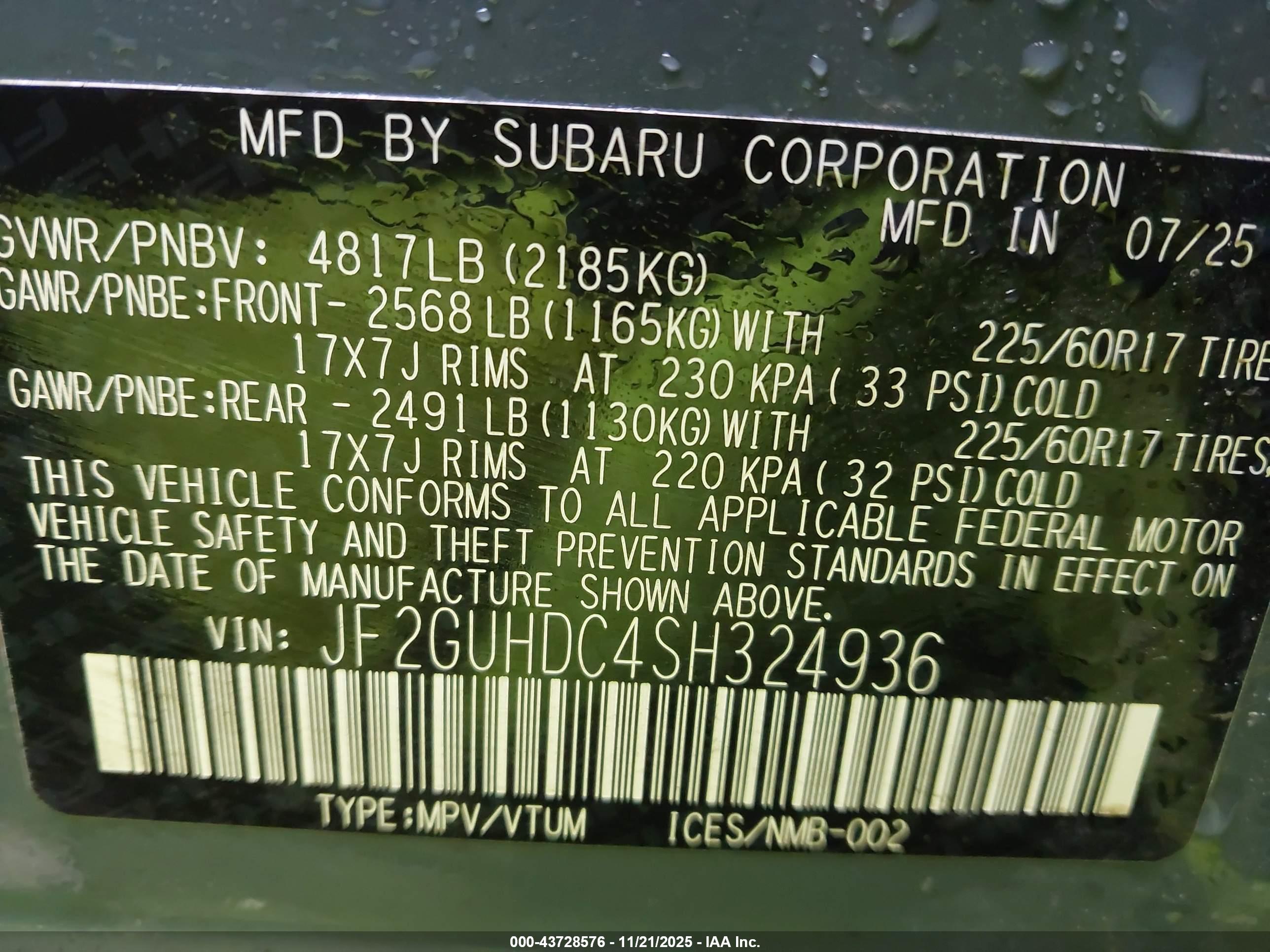 SUBARU CROSSTREK image 9