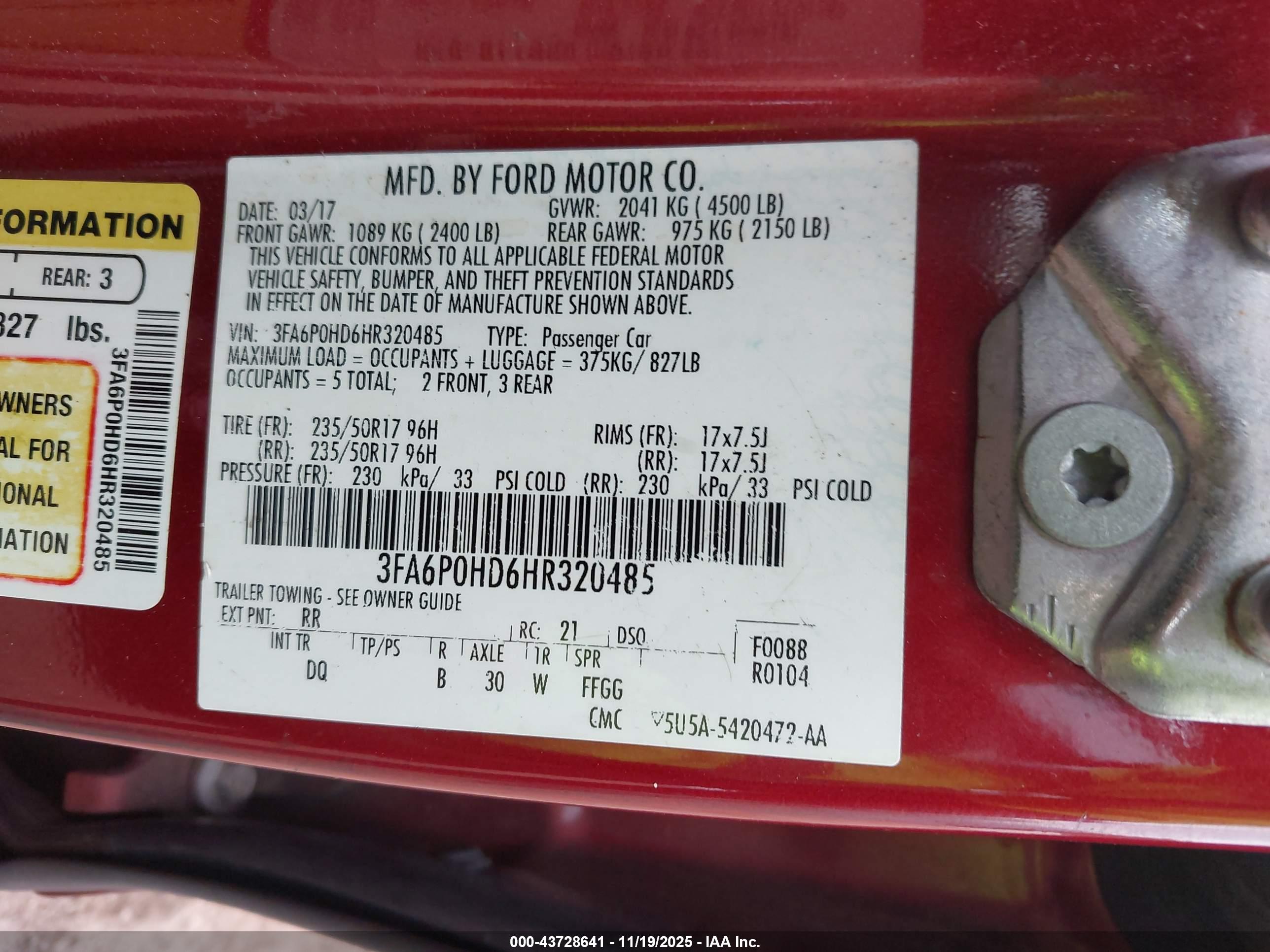 FORD FUSION image 9