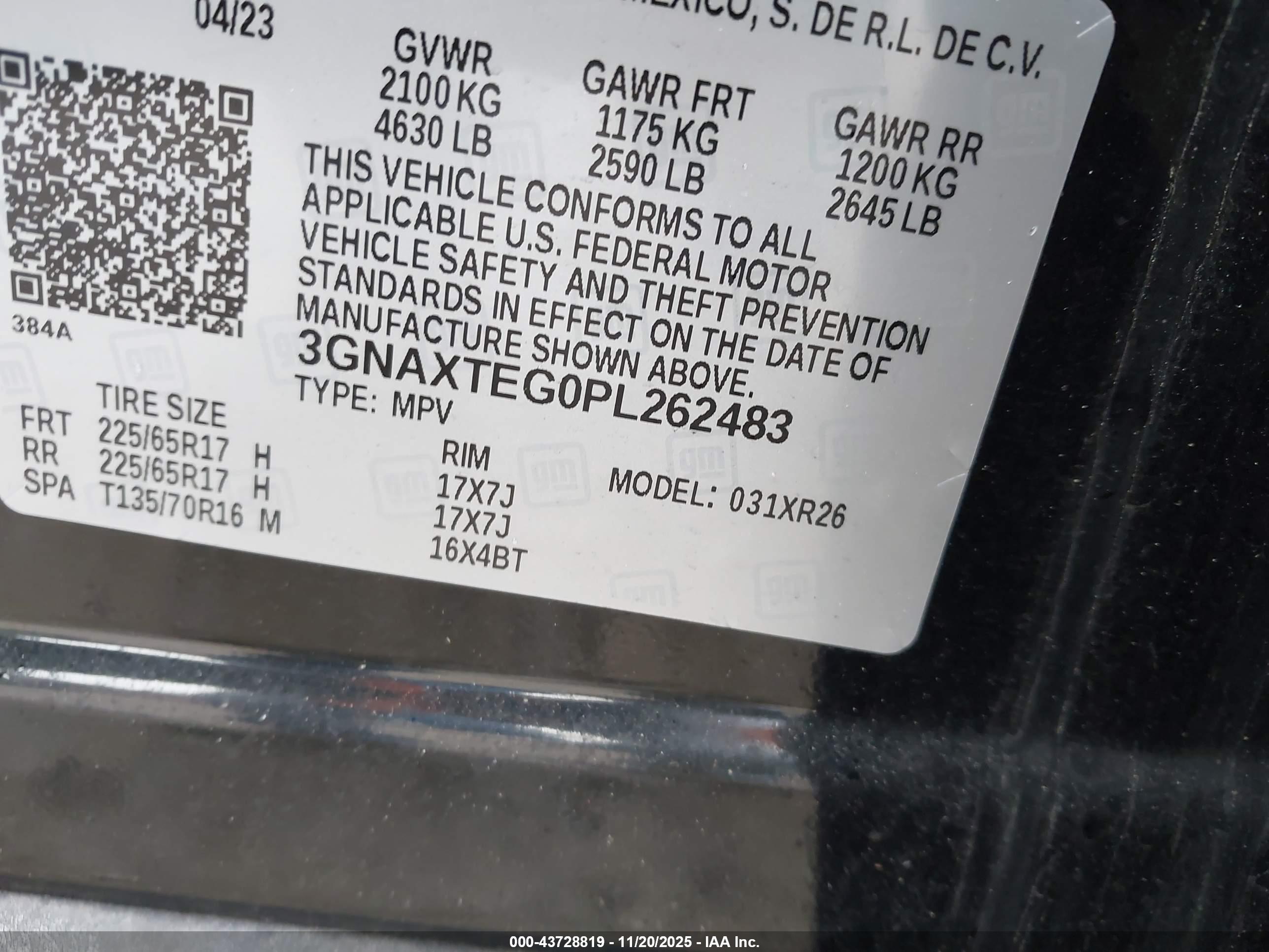 CHEVROLET EQUINOX image 9