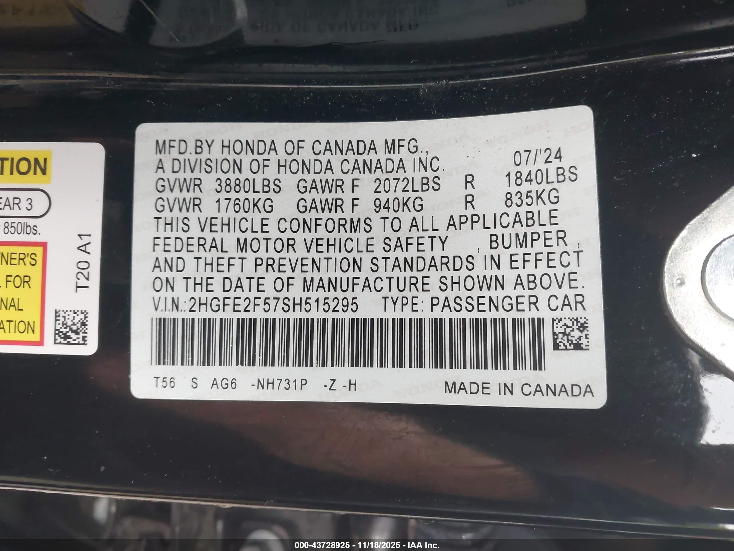 HONDA CIVIC image 9
