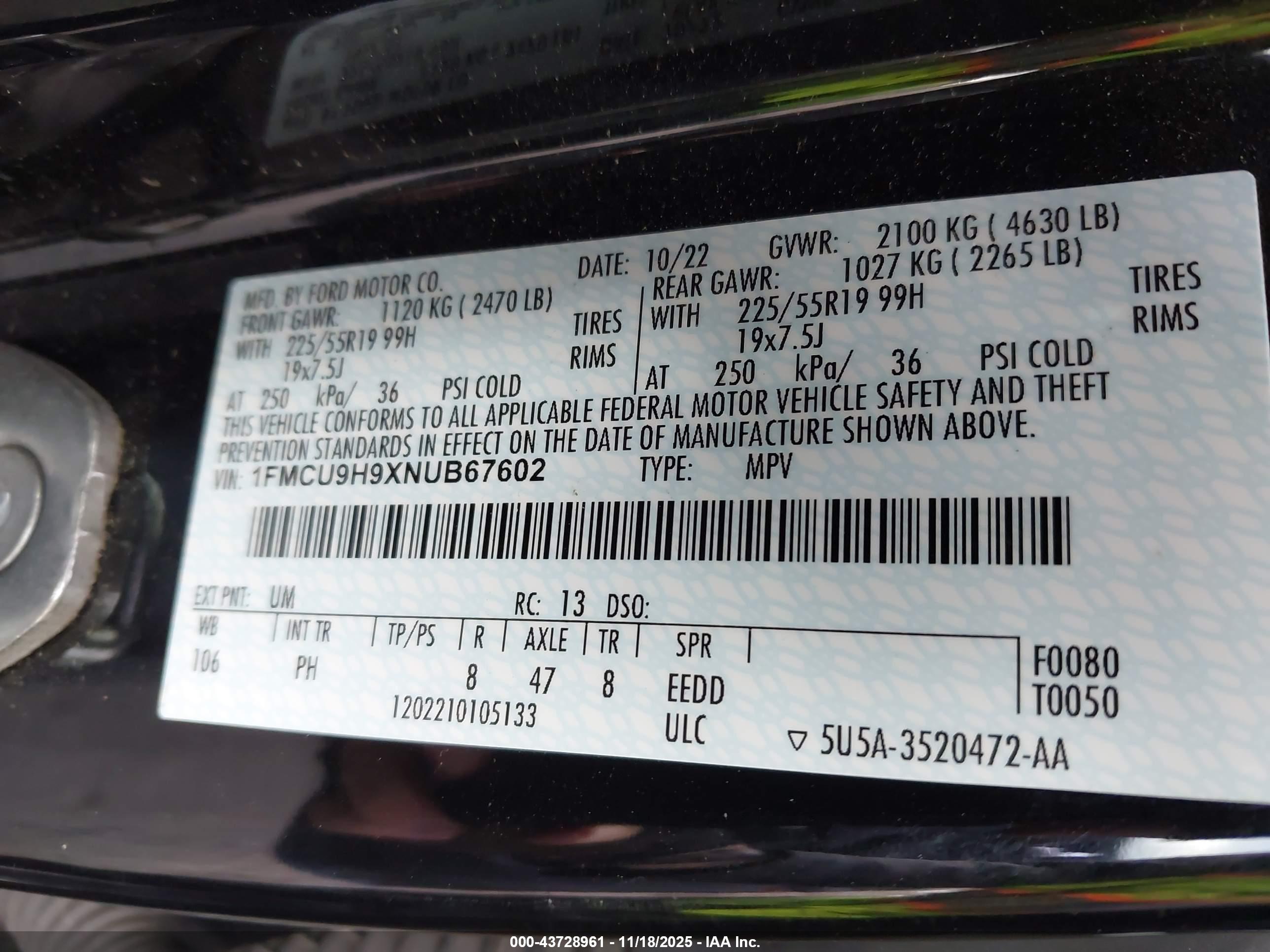 FORD ESCAPE image 9