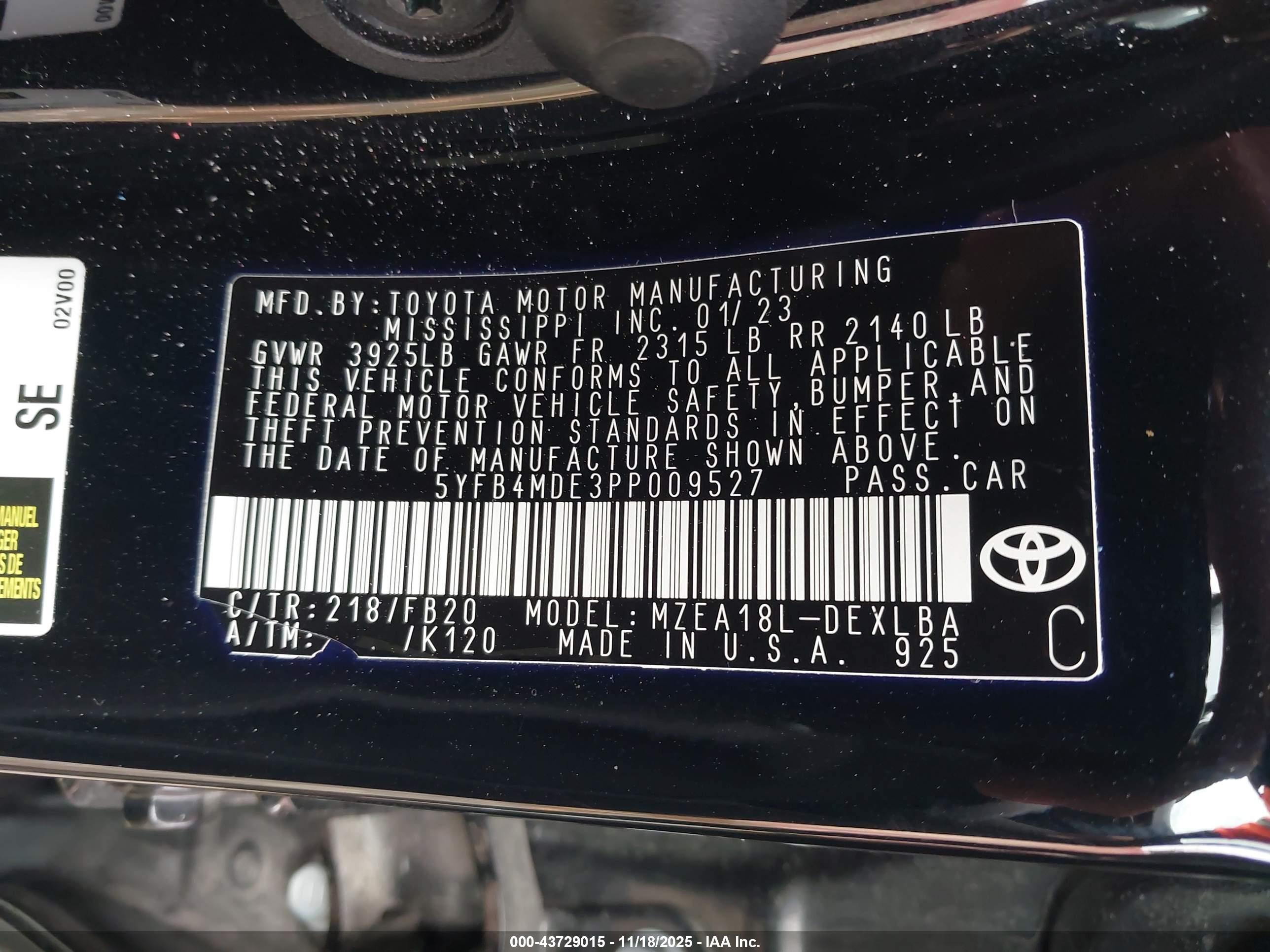 TOYOTA COROLLA image 9