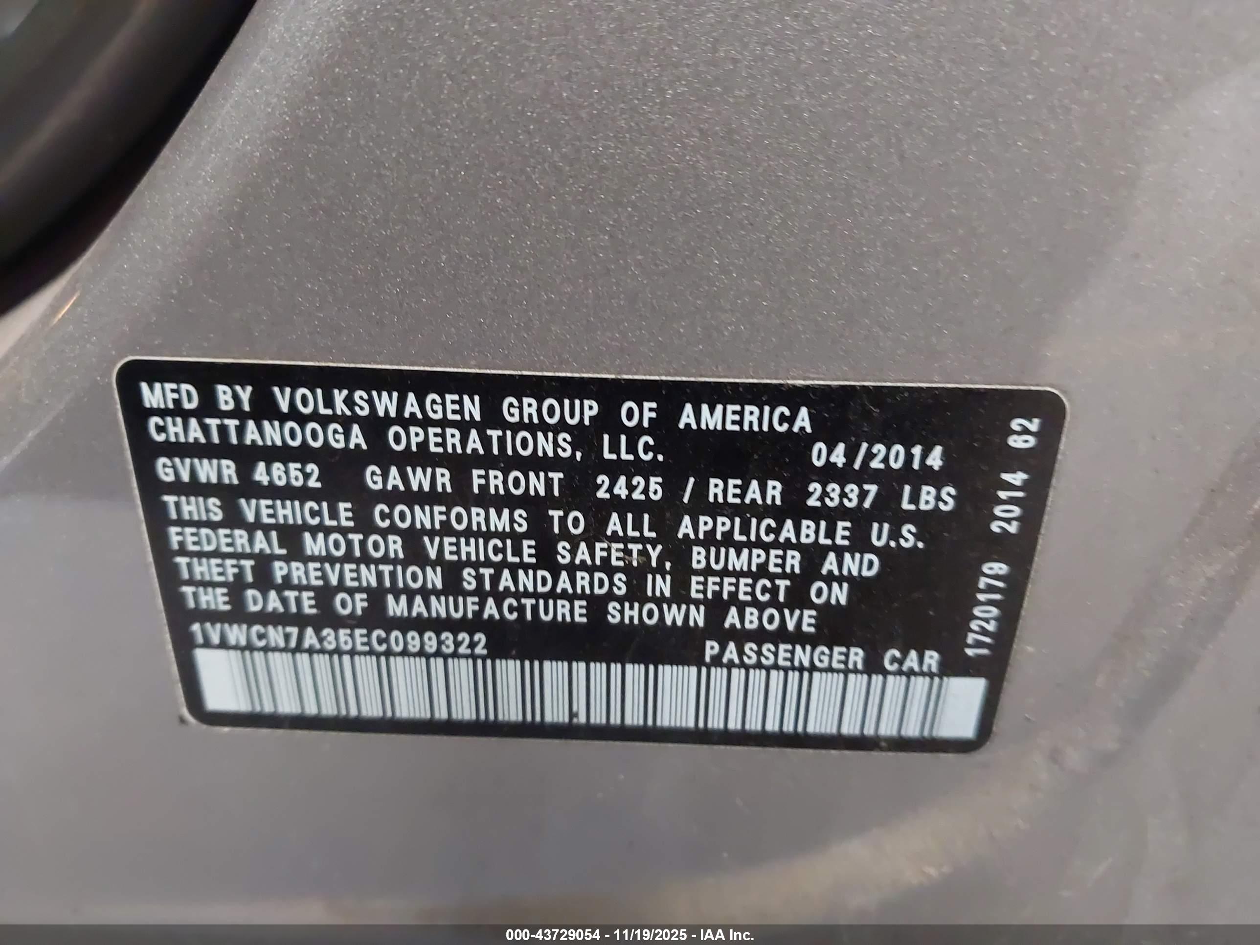 VOLKSWAGEN PASSAT image 9