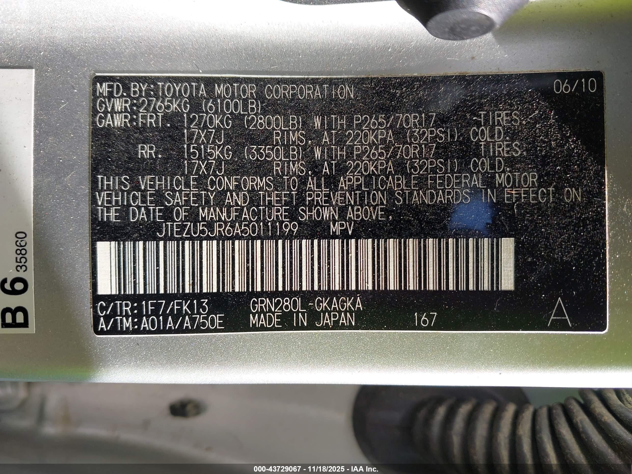 TOYOTA 4RUNNER image 9