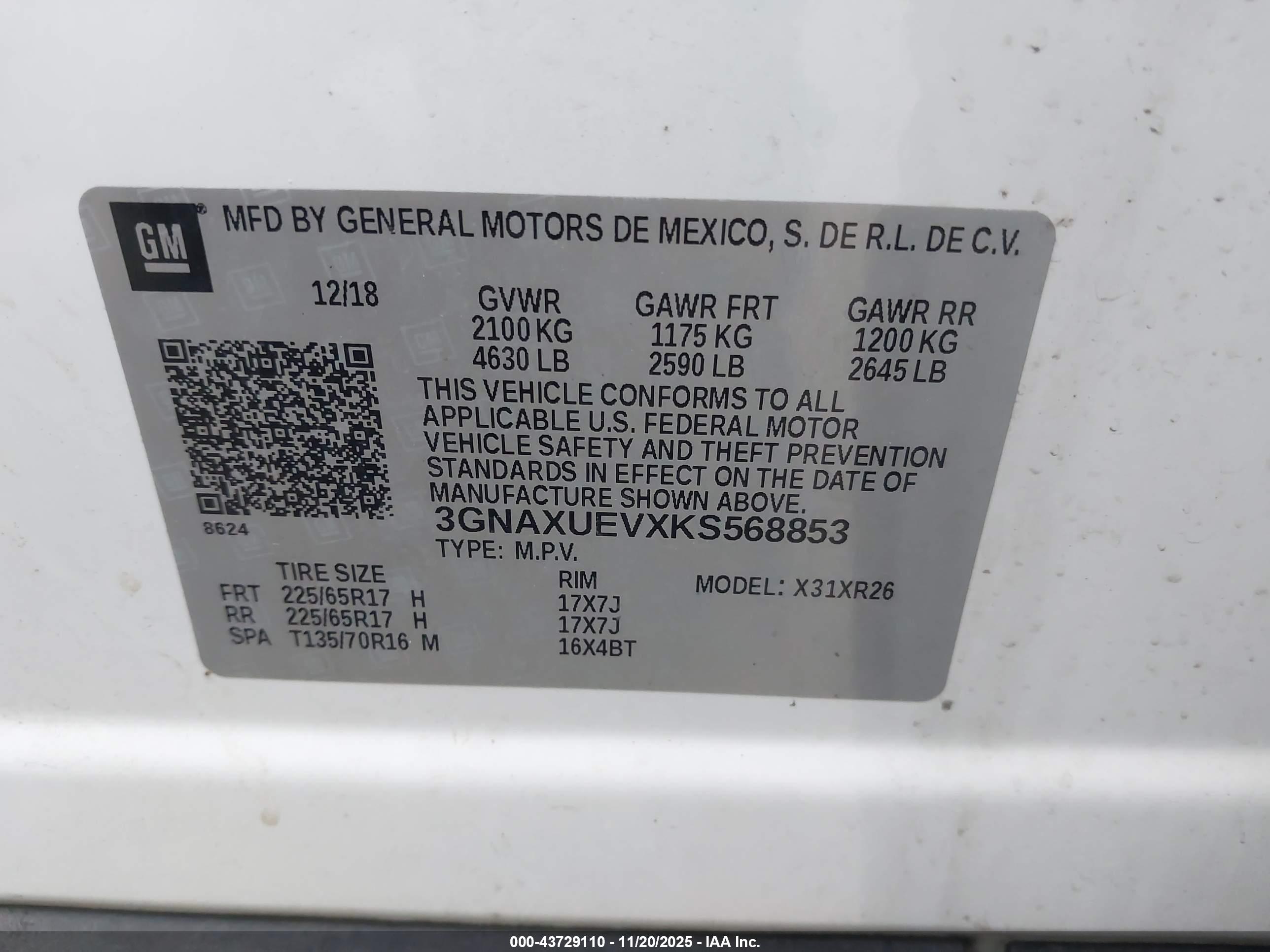 CHEVROLET EQUINOX image 9