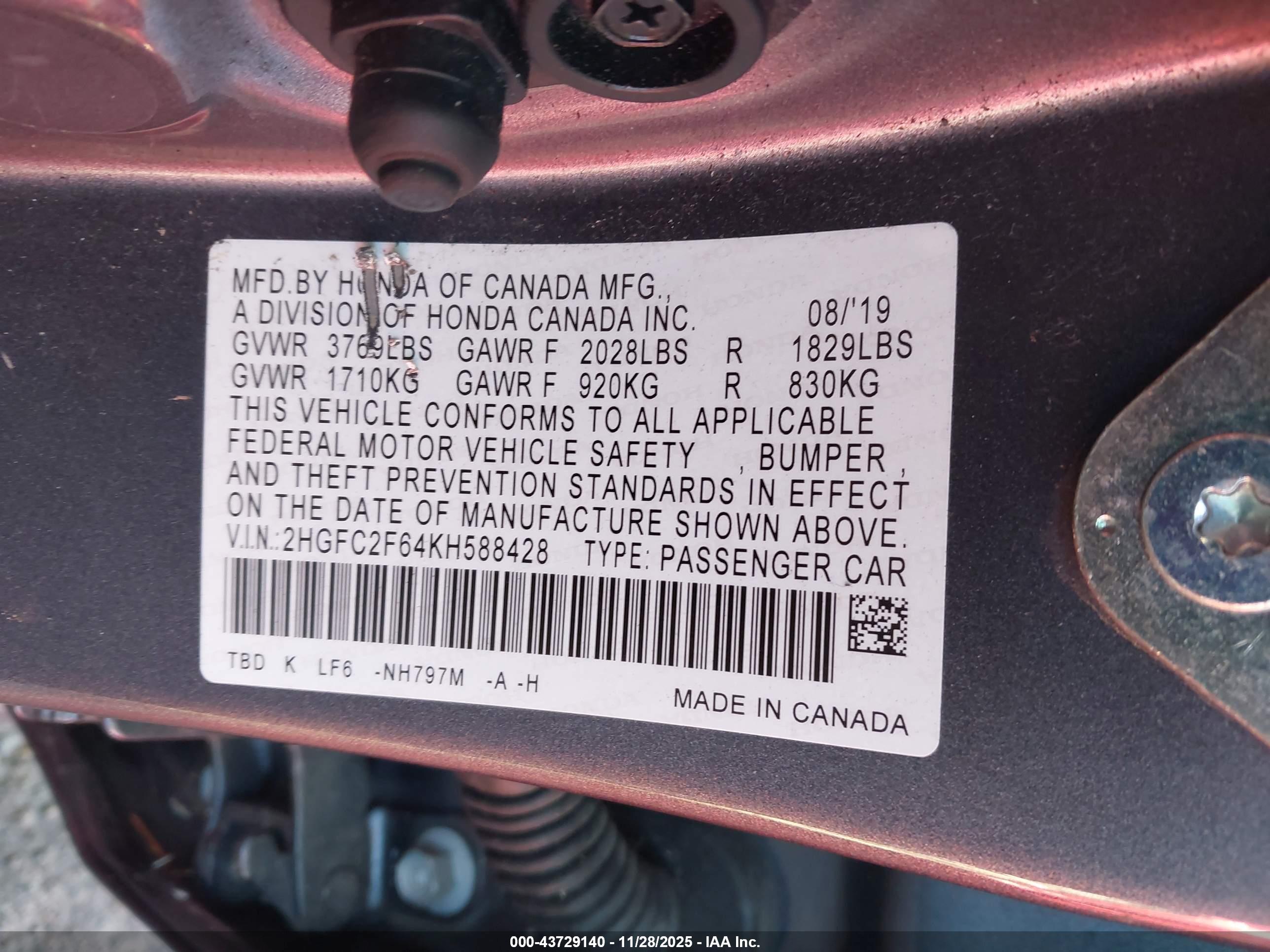 HONDA CIVIC image 9