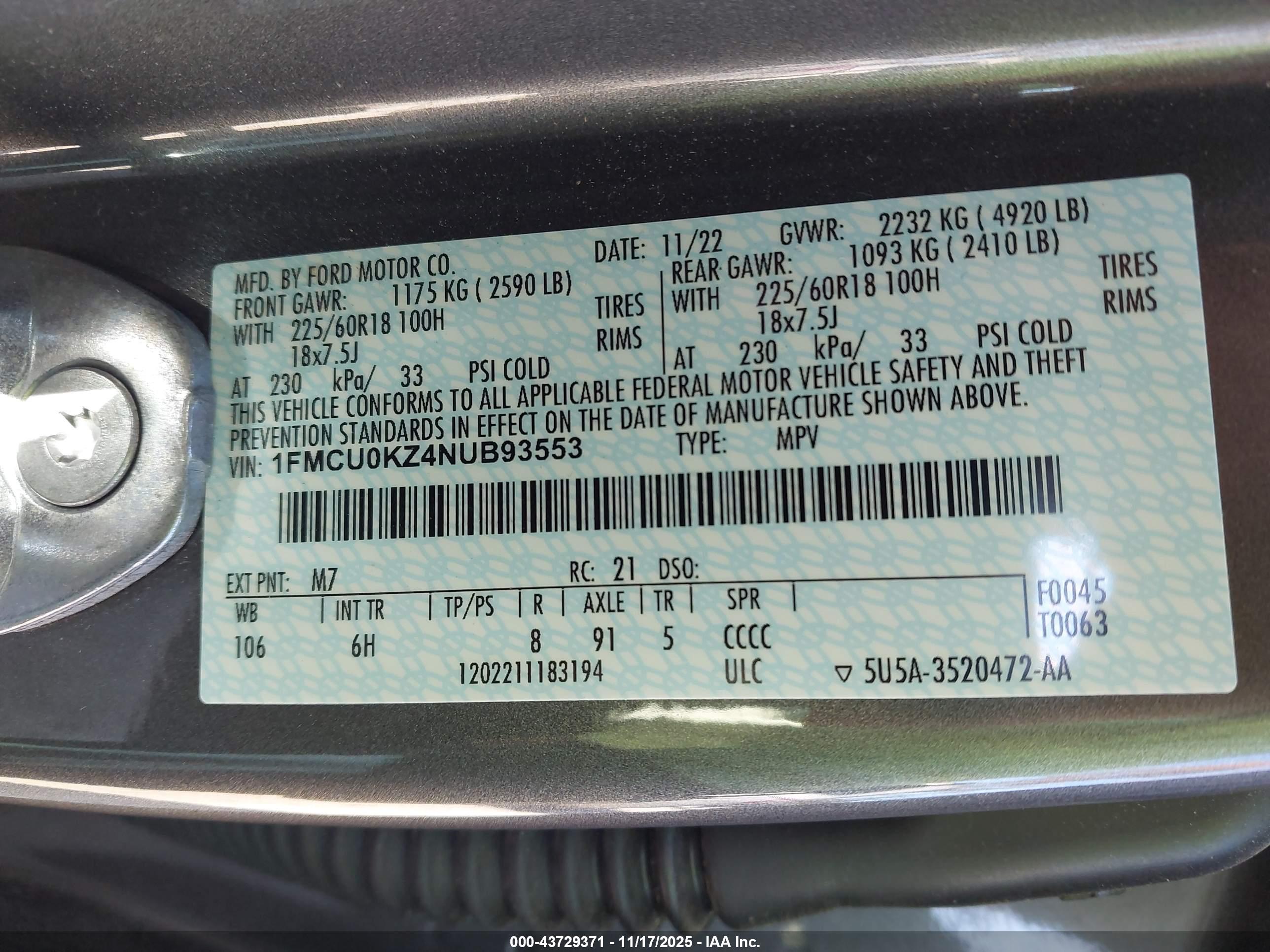 FORD ESCAPE image 9