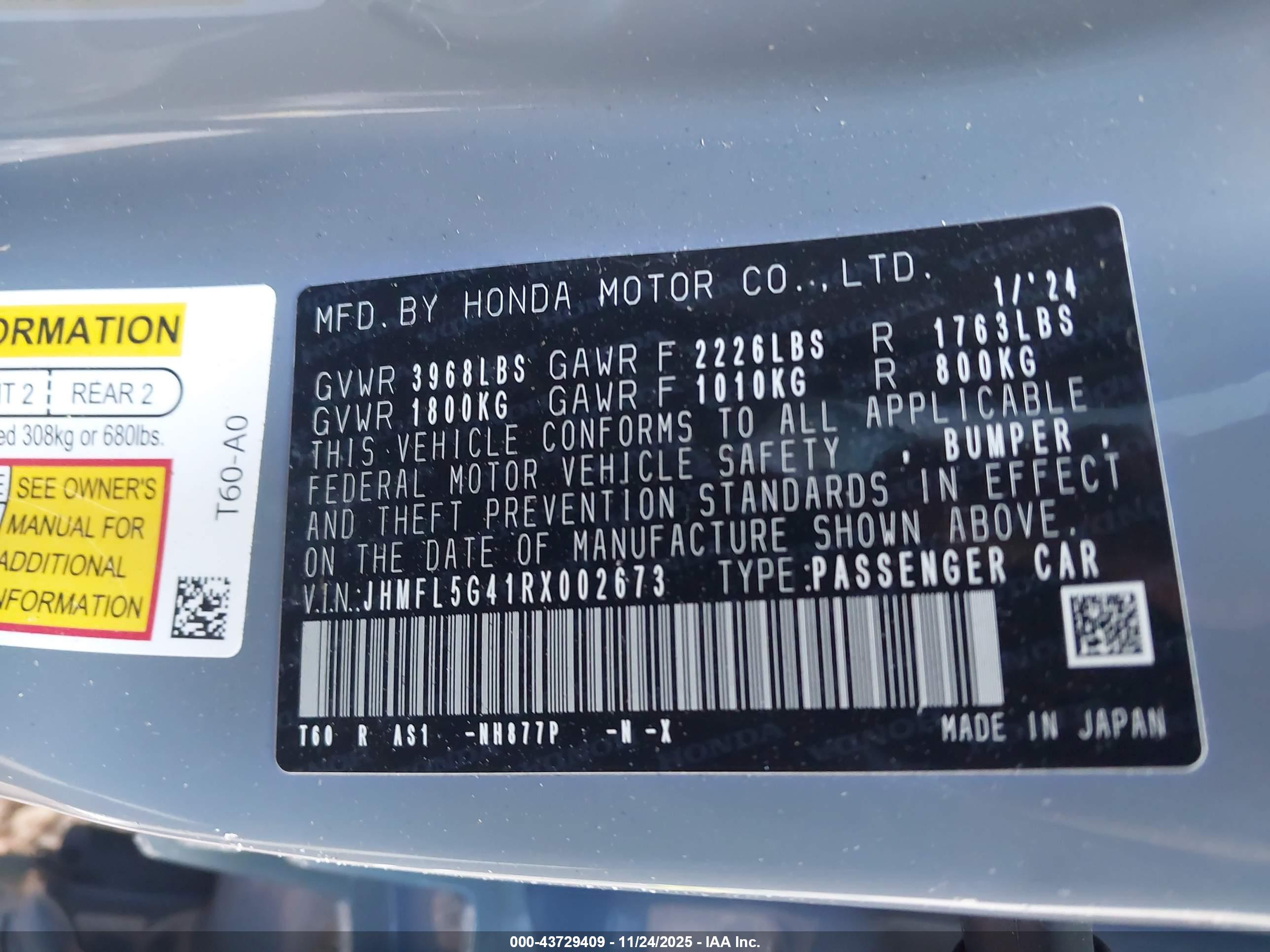HONDA CIVIC image 9