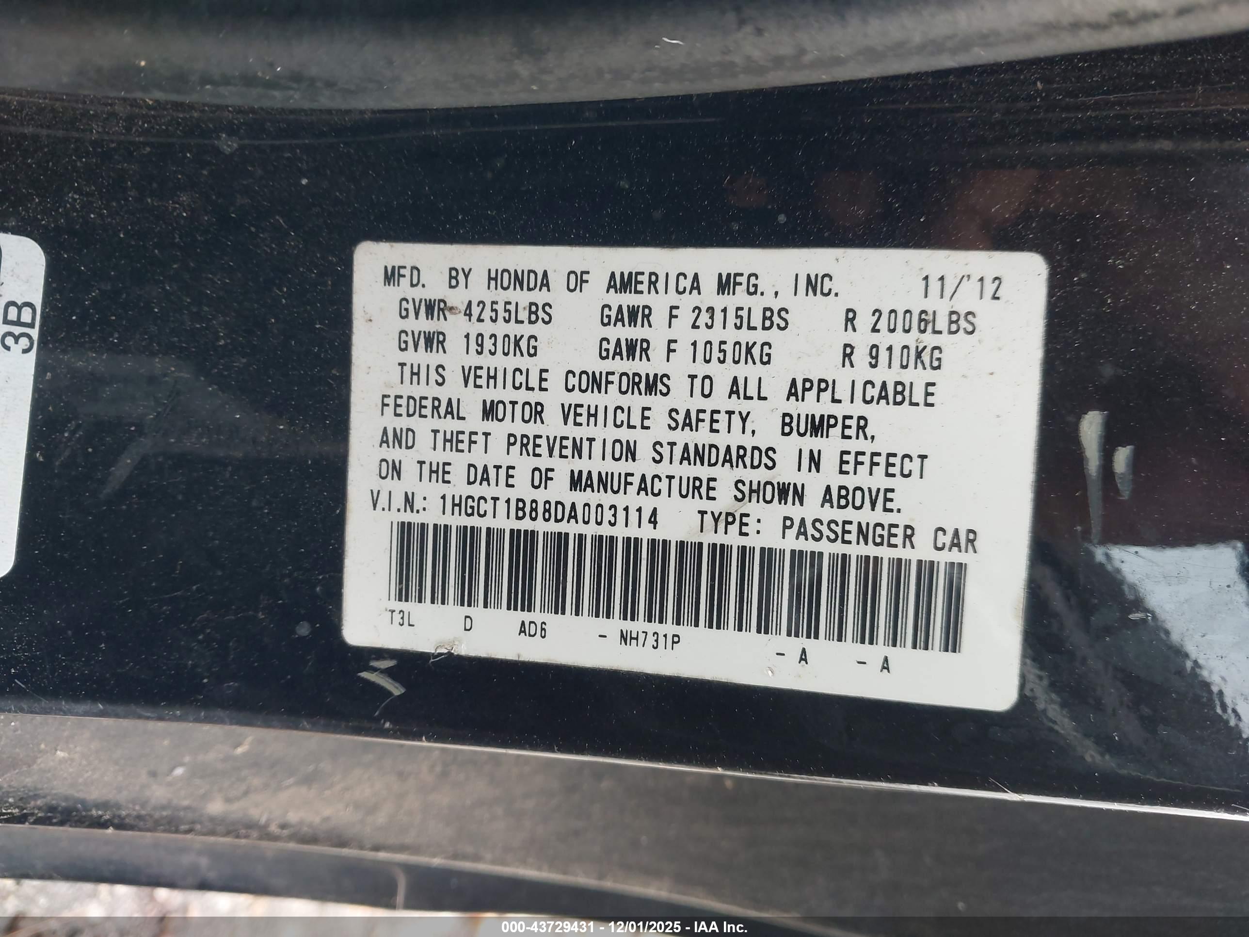 HONDA ACCORD image 9