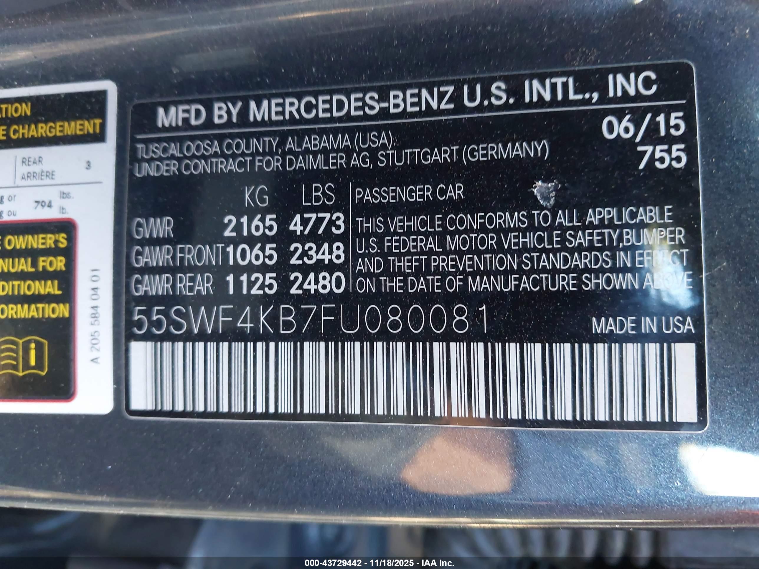MERCEDES-BENZ C image 9